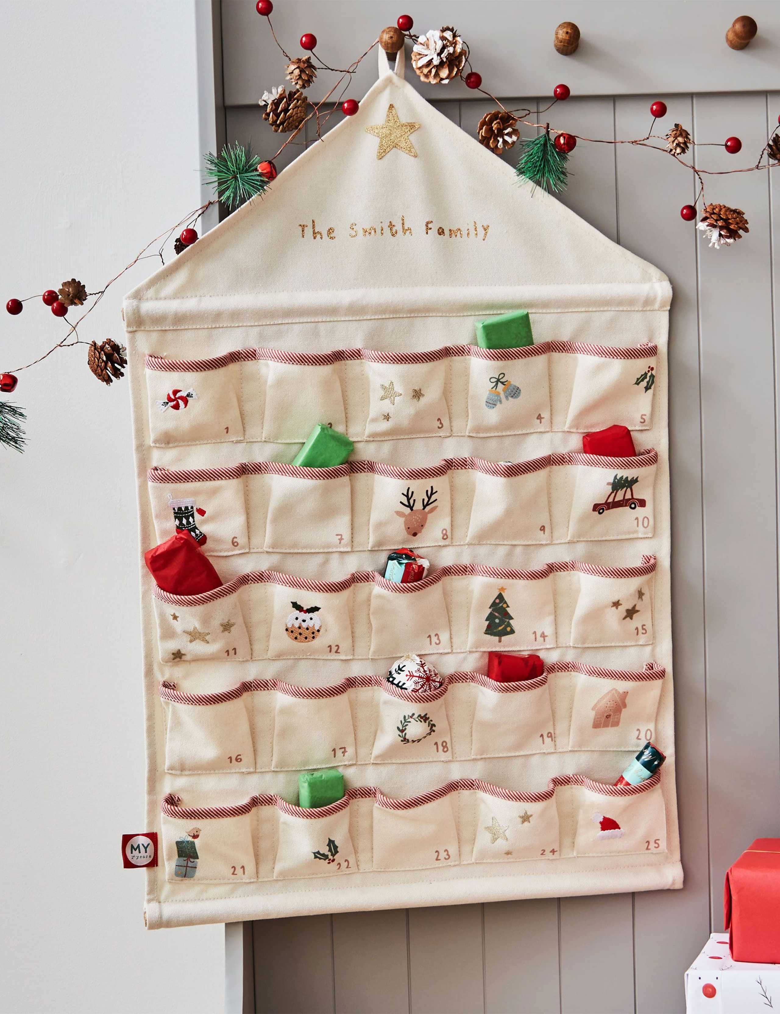 Personalised Fabric Advent Calendar 1 of 4