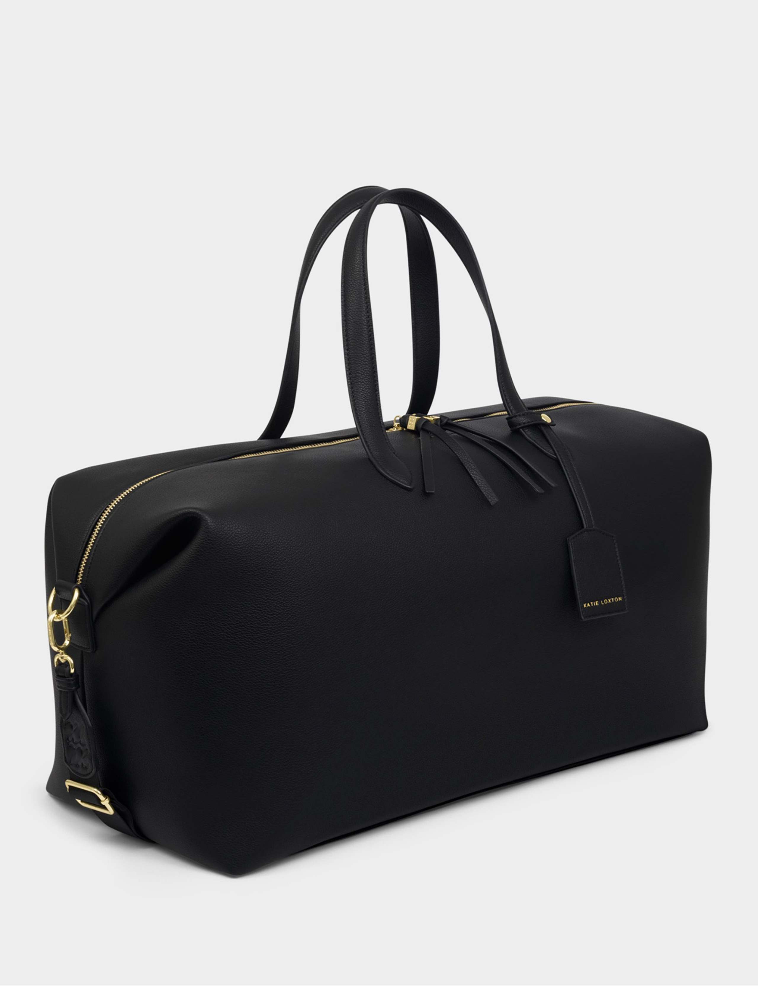 Faux Leather Padded Top Handle Weekend Bag 4 of 7