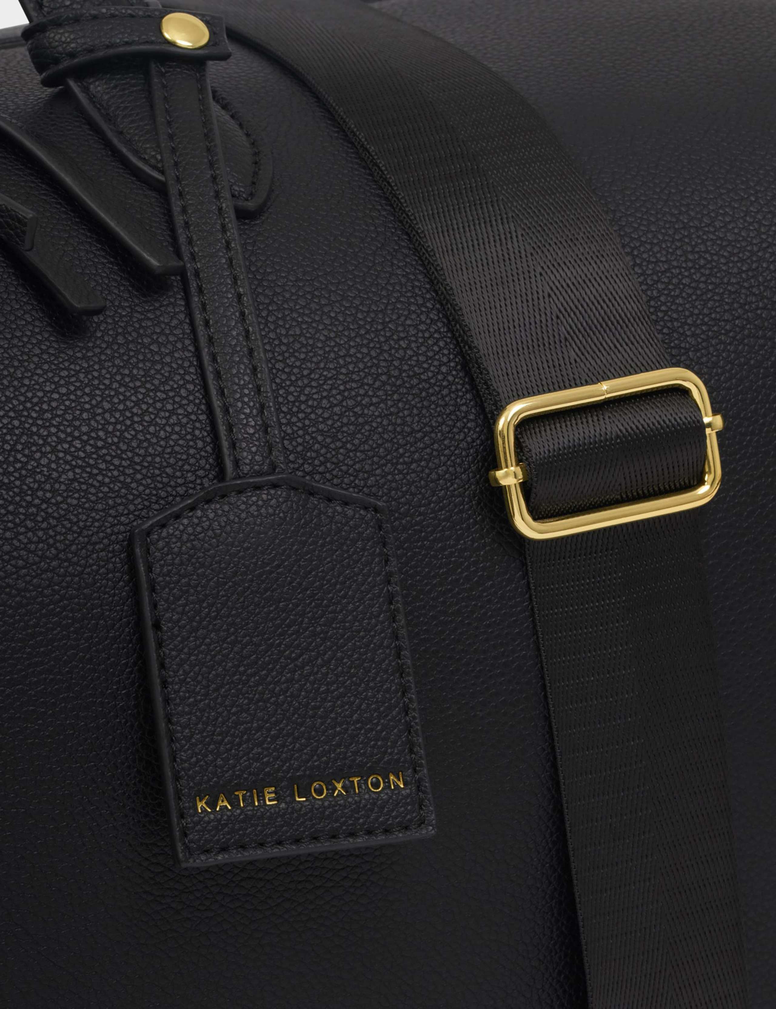 Faux Leather Padded Top Handle Weekend Bag 6 of 7