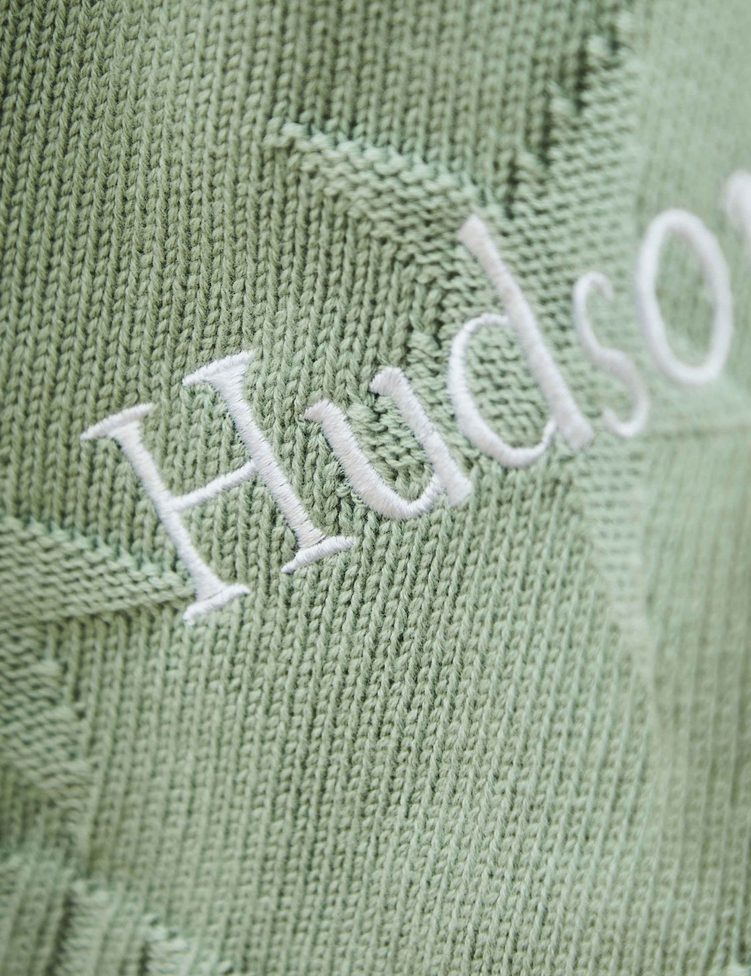 Personalised Sage Star Jacquard Blanket 3 of 3