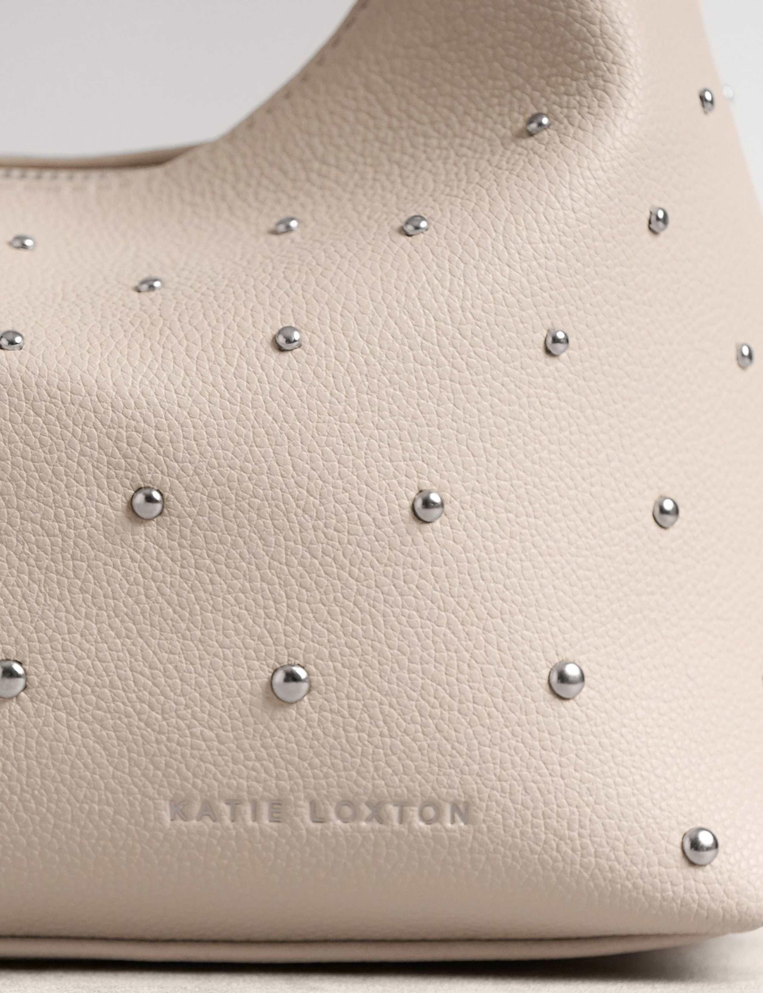 Faux Leather Studded Shoulder Bag 4 of 6