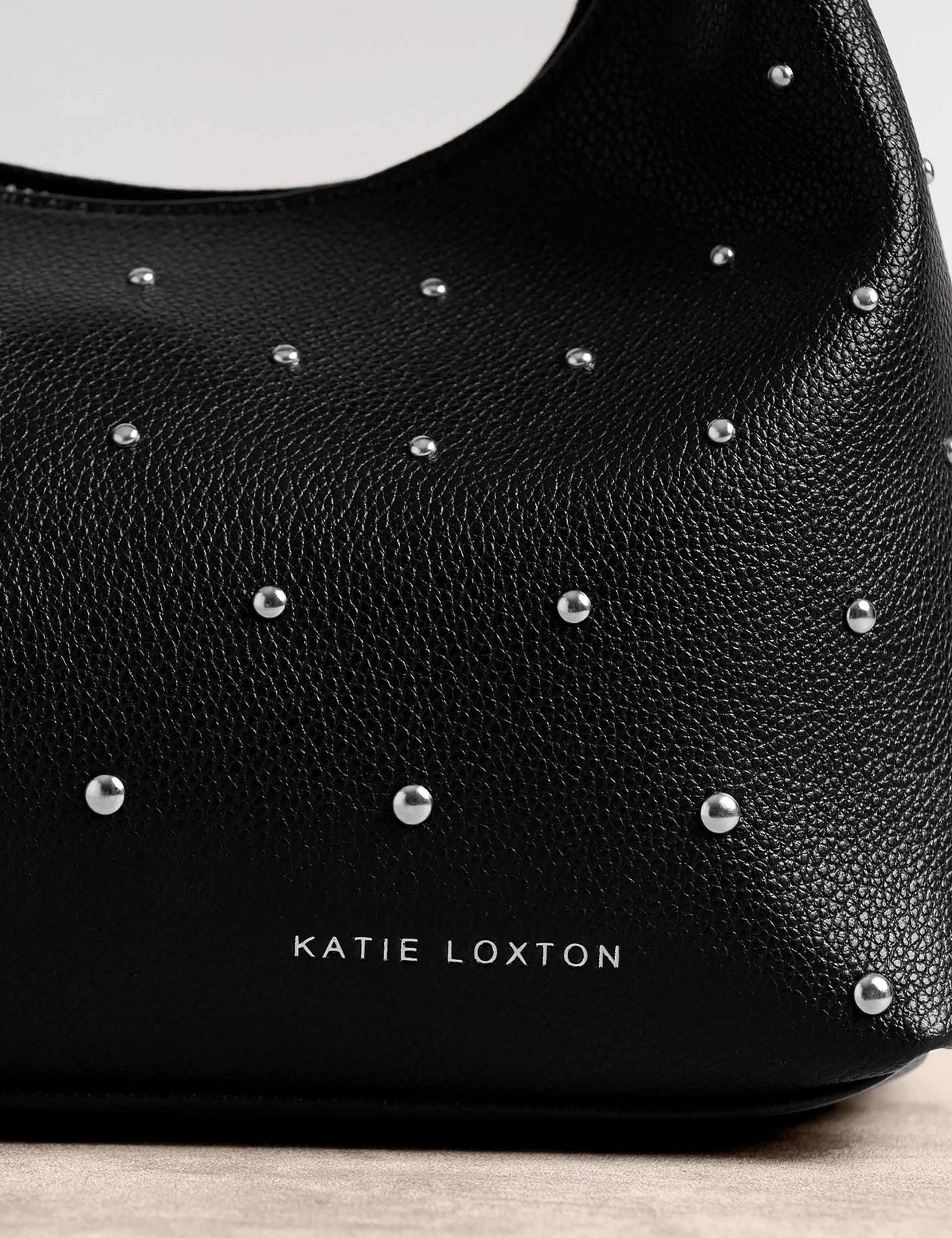 Faux Leather Studded Shoulder Bag 5 of 7