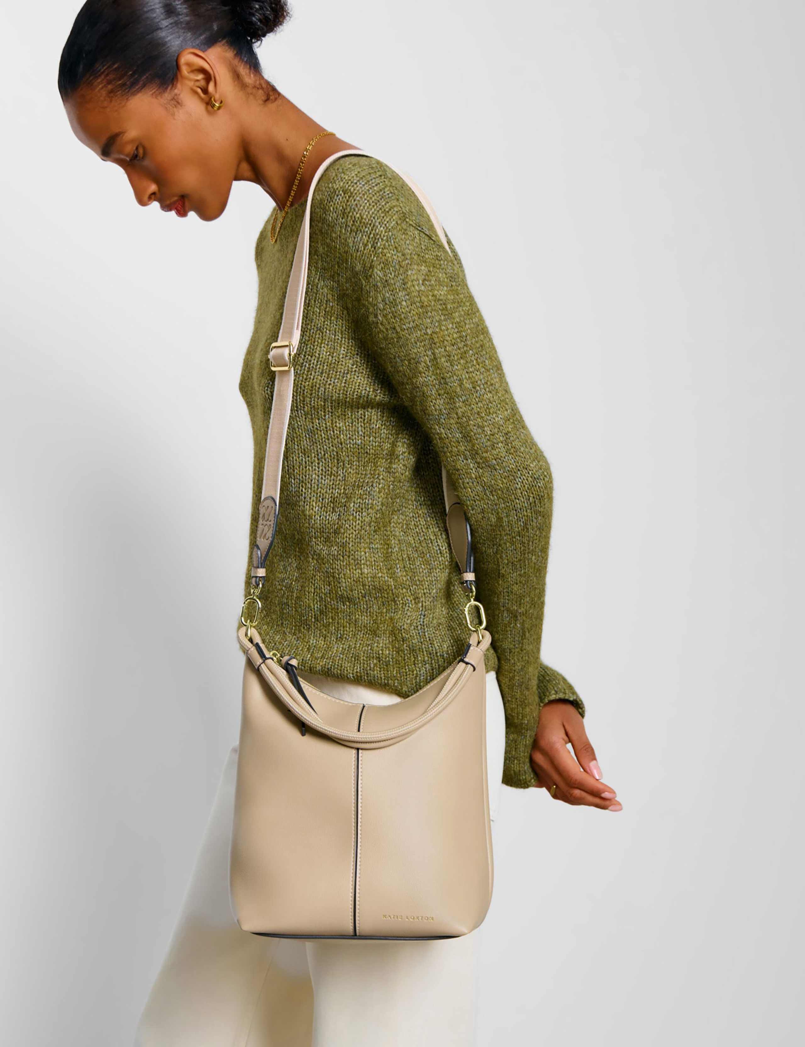 Faux Leather Shoulder Bag 1 of 7