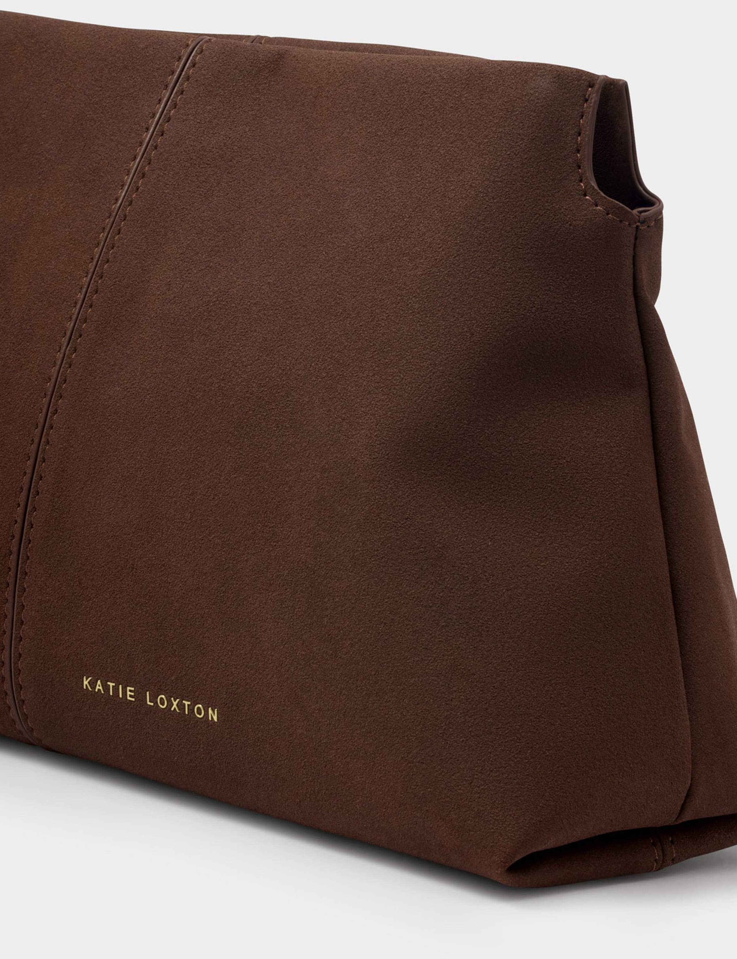 Faux Suede Clutch Bag 3 of 6