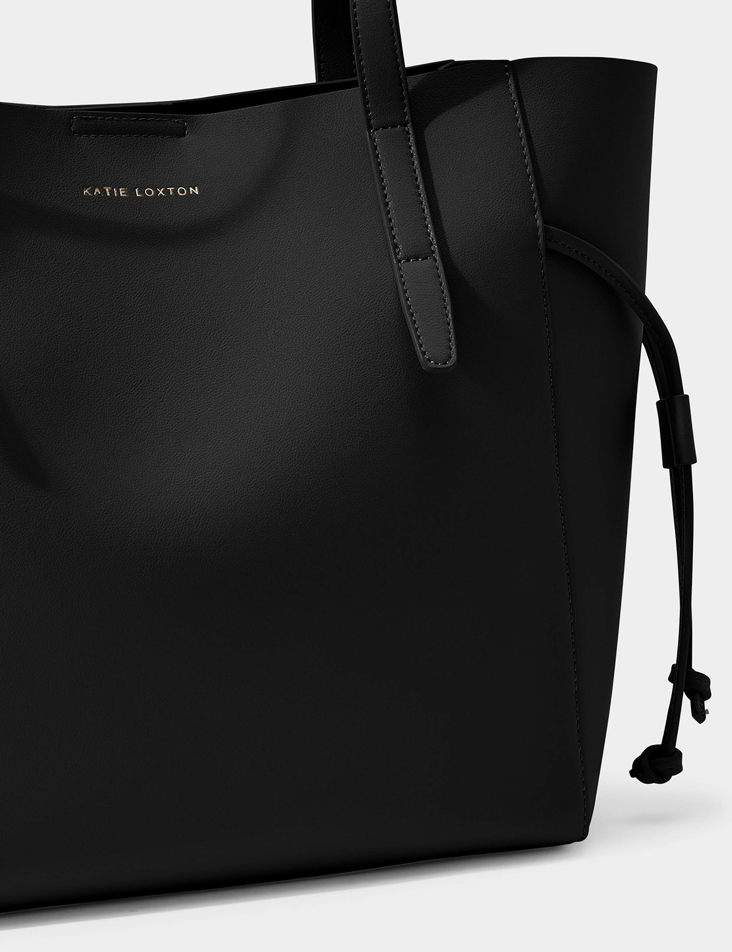 Faux Leather Tote Bag 2 of 5