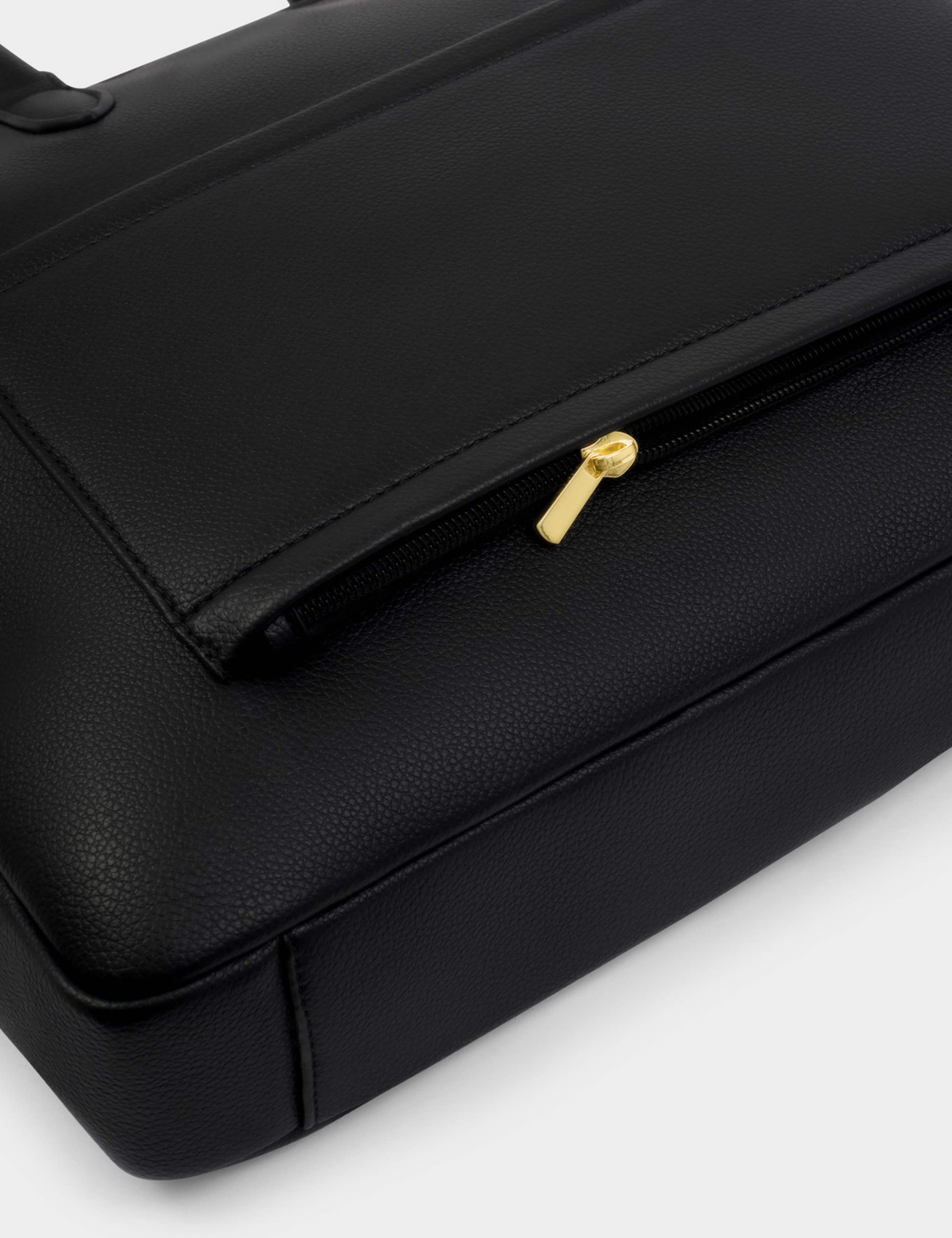 Faux Leather Laptop Bag 5 of 7