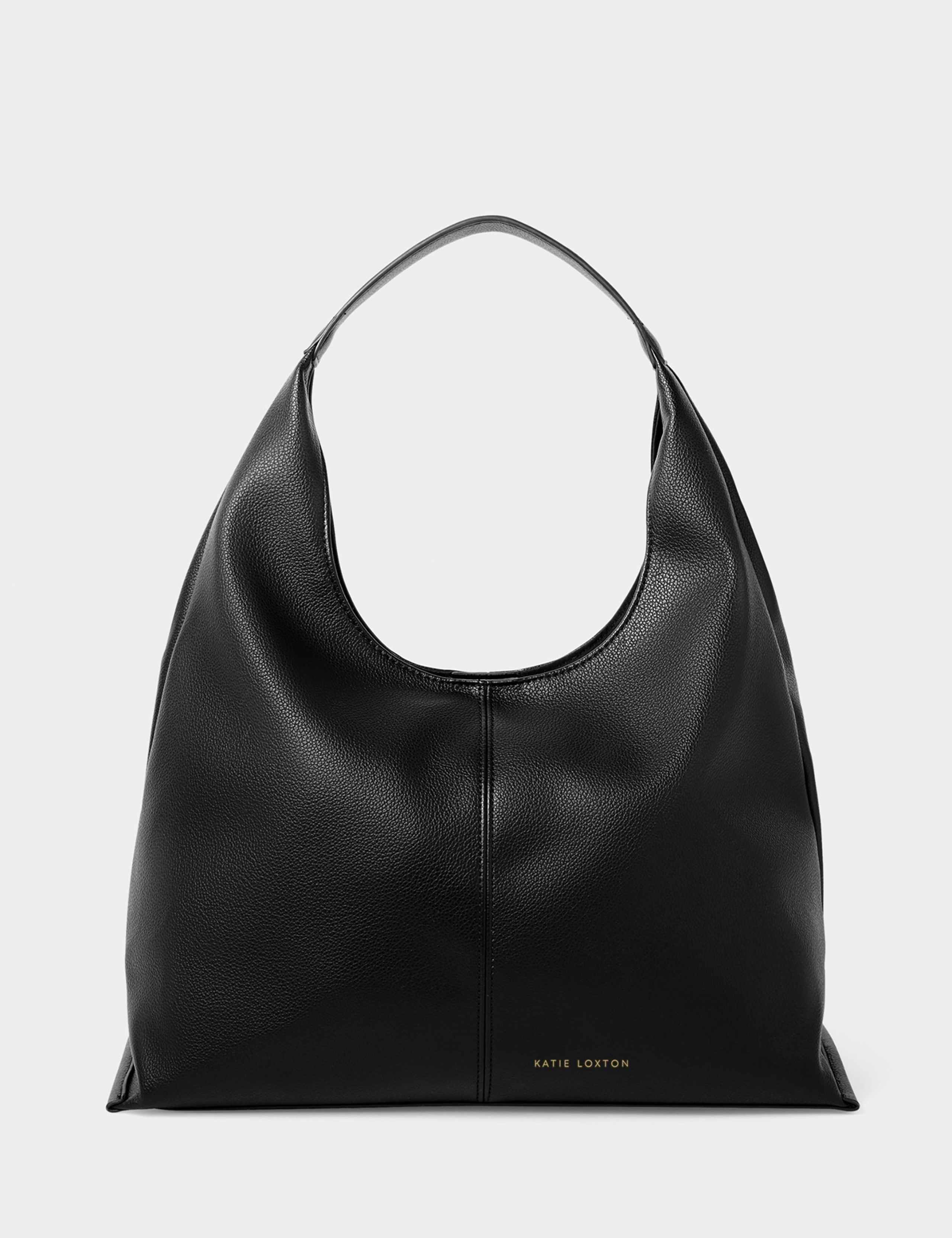 Faux Leather Slouchy Shoulder Bag 2 of 5