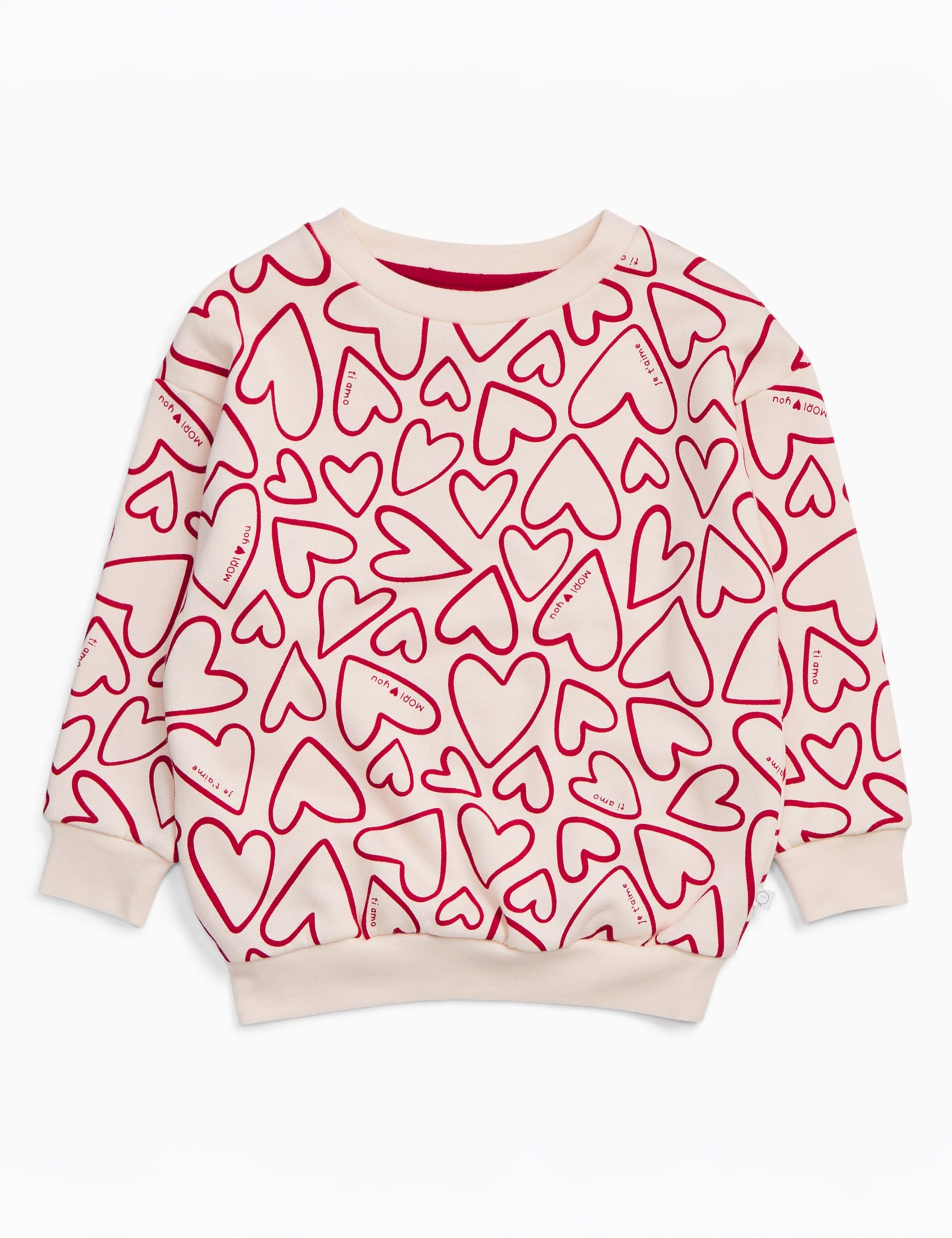 Cotton Blend Heart Sweater (3 Mths-6 Yrs) 1 of 3