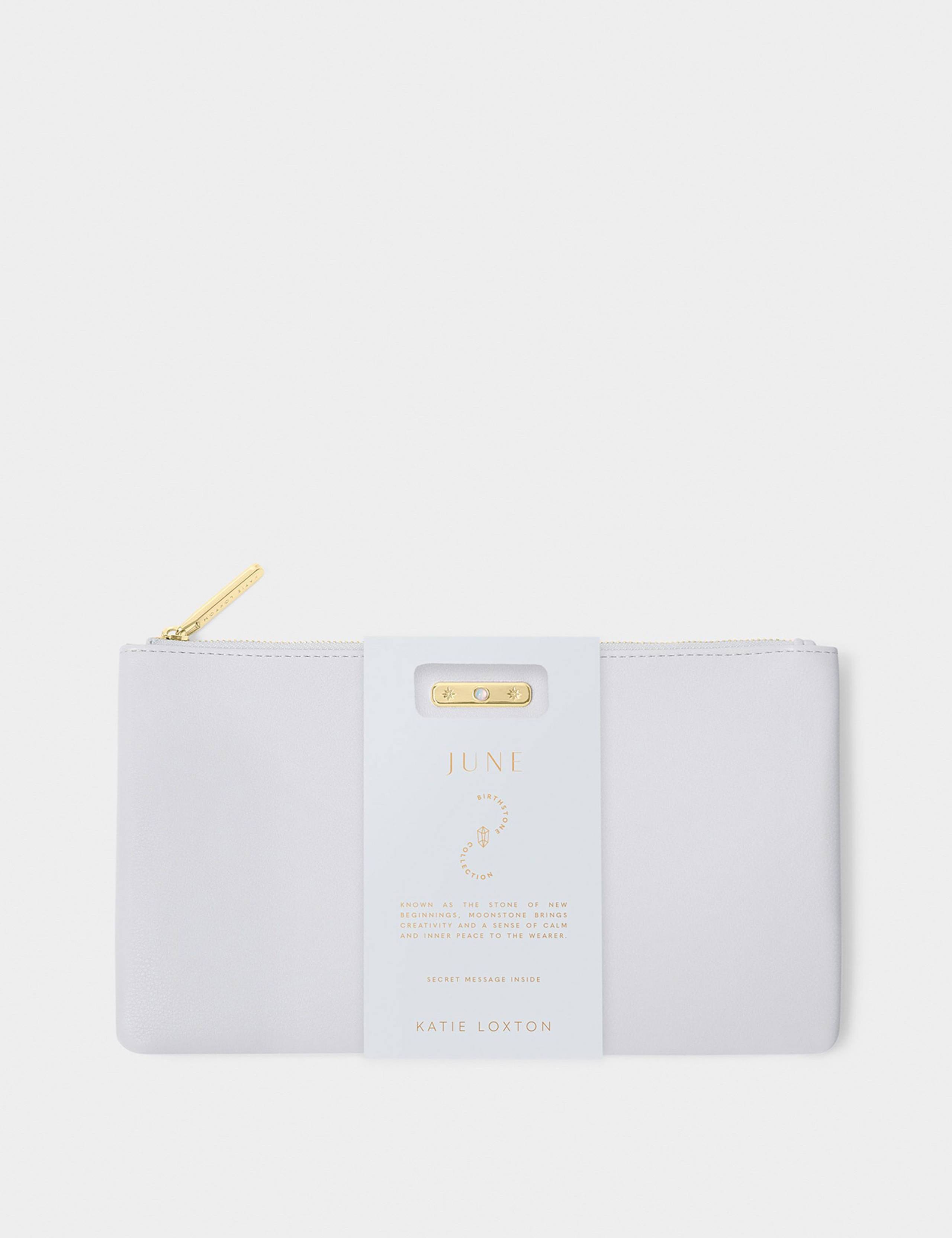 Faux Leather June Birthstone Pouch 2 of 5