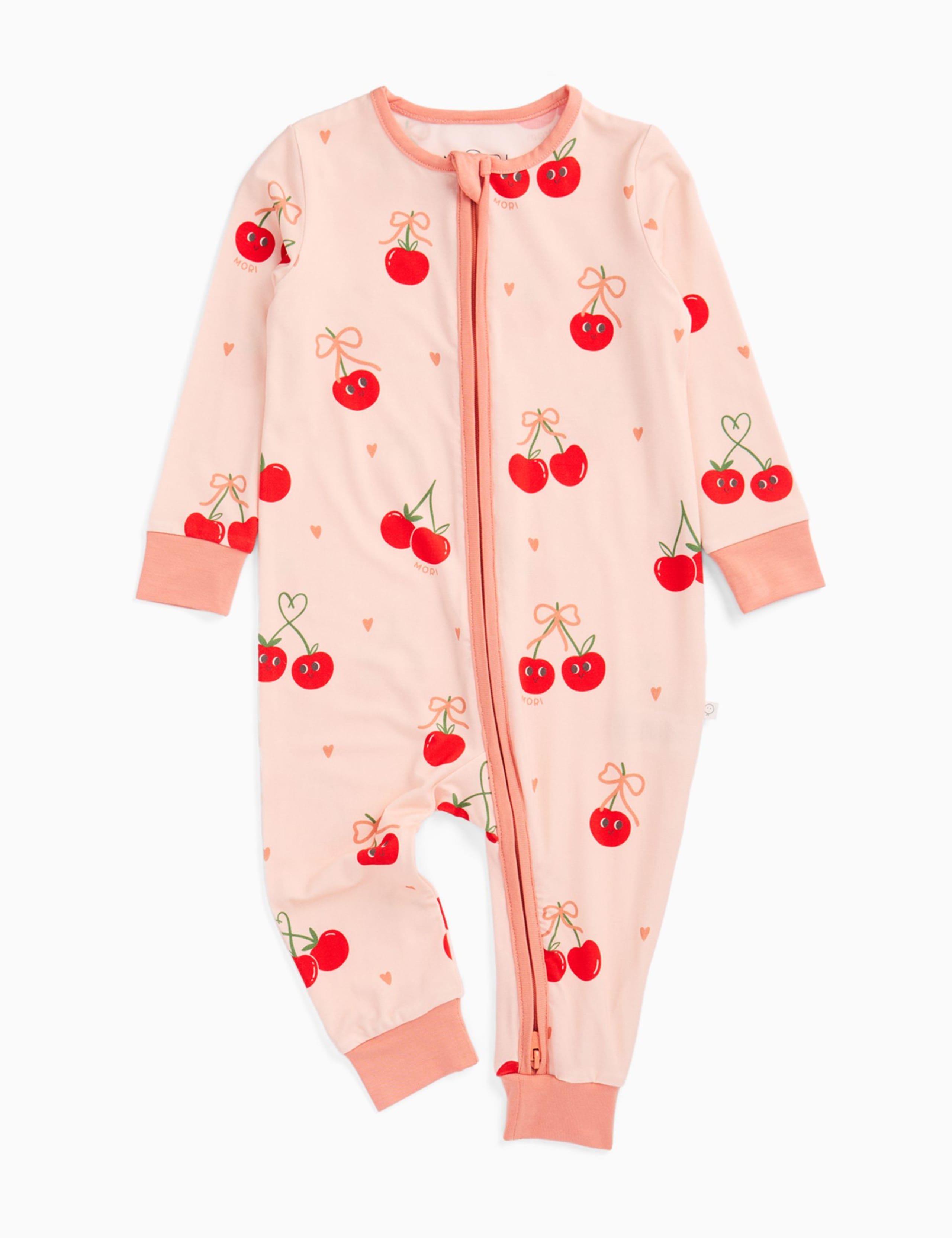 Modal Rich Cherry Sleepsuit (0 - 24 Mths) 6 of 6