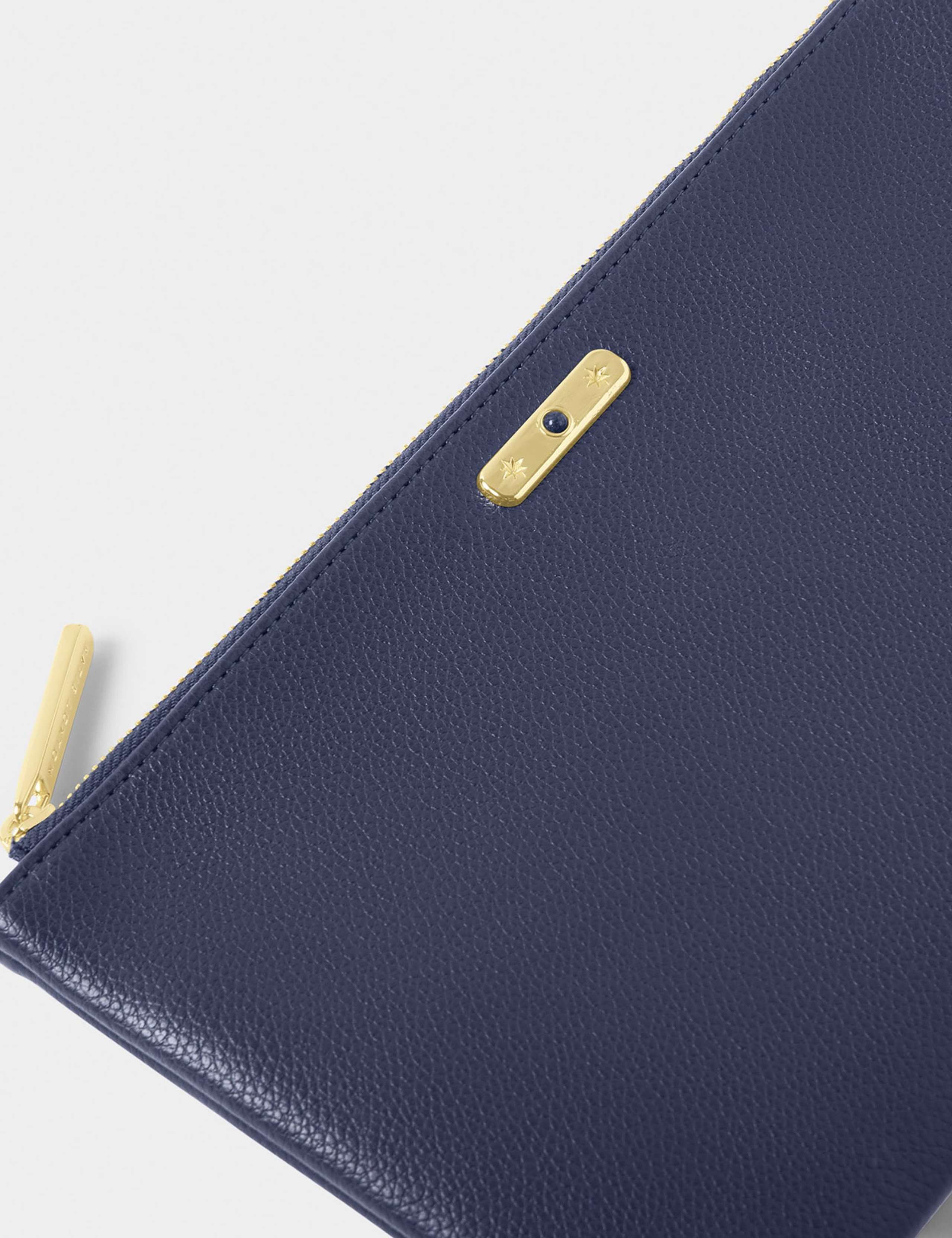 Faux Leather September Birthstone Pouch Purse 2 of 4