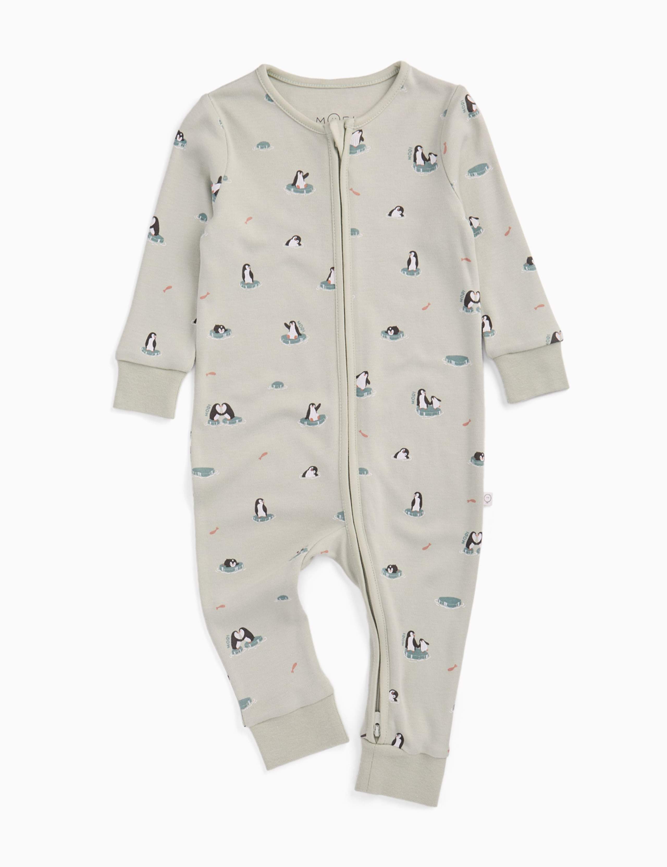 Penguin 2-Way Zip-Up Sleepsuit (0-24Mths) 4 of 4