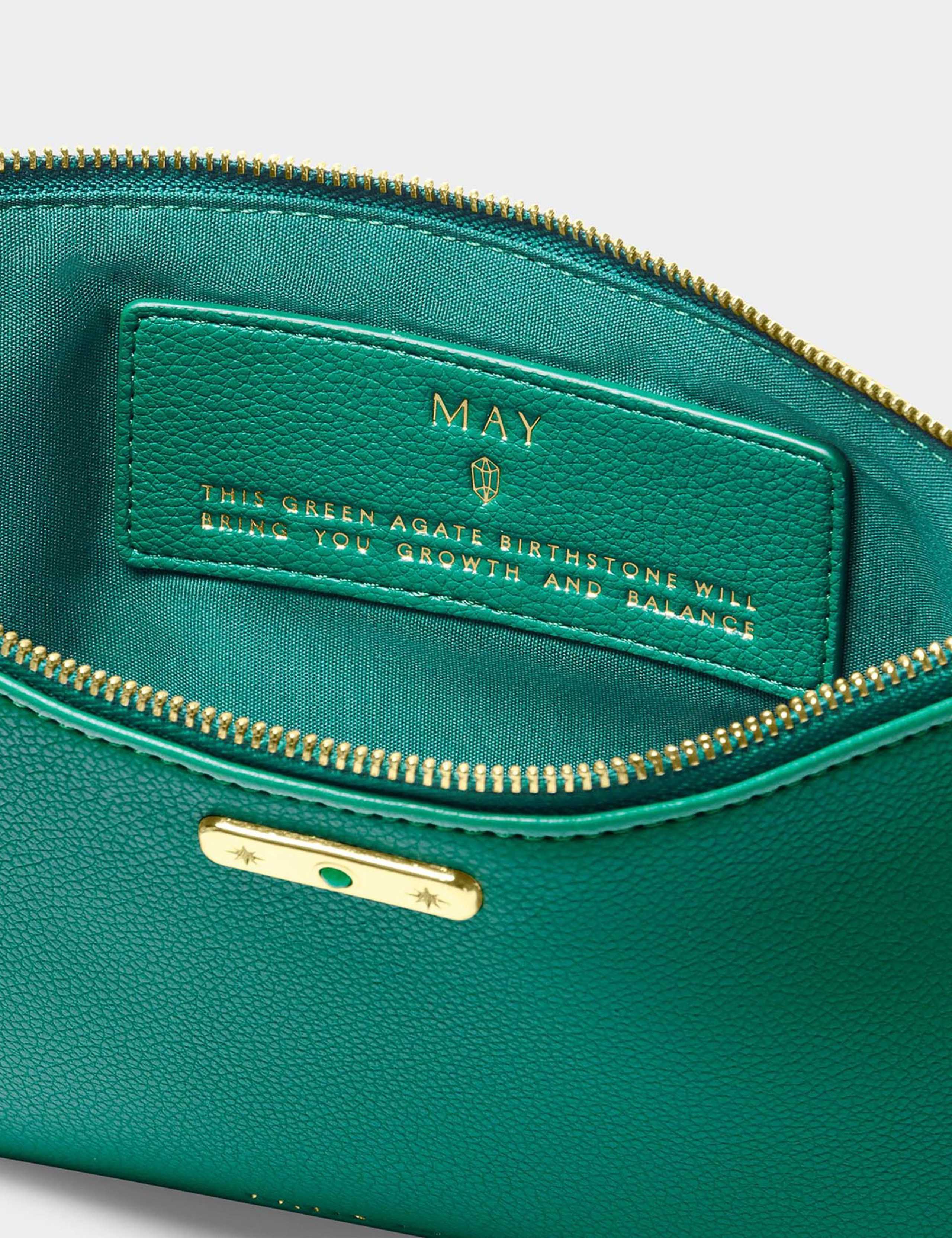 Faux Leather May Birthstone Pouch 4 of 5