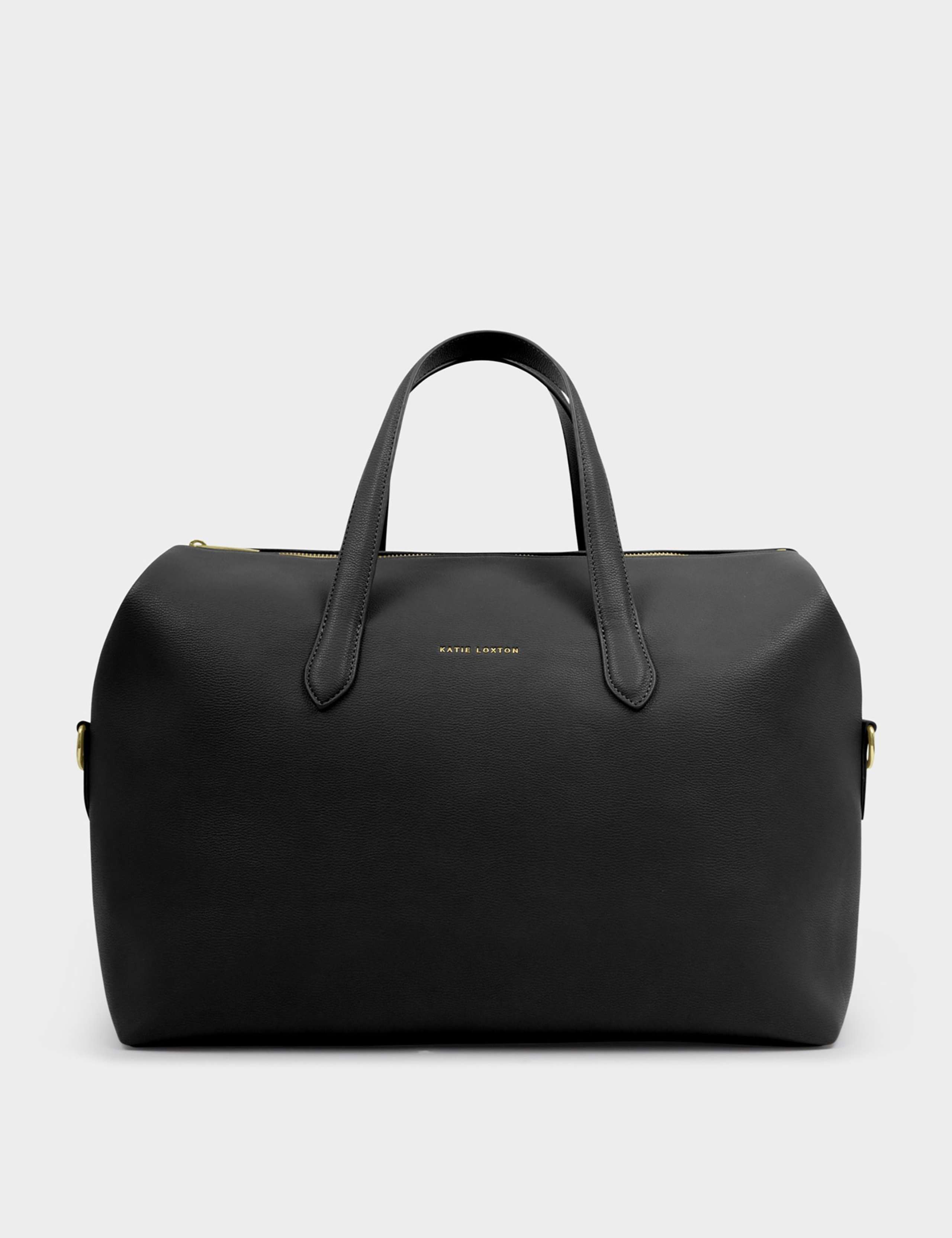 Faux Leather Top Handle Weekend Bag 2 of 8