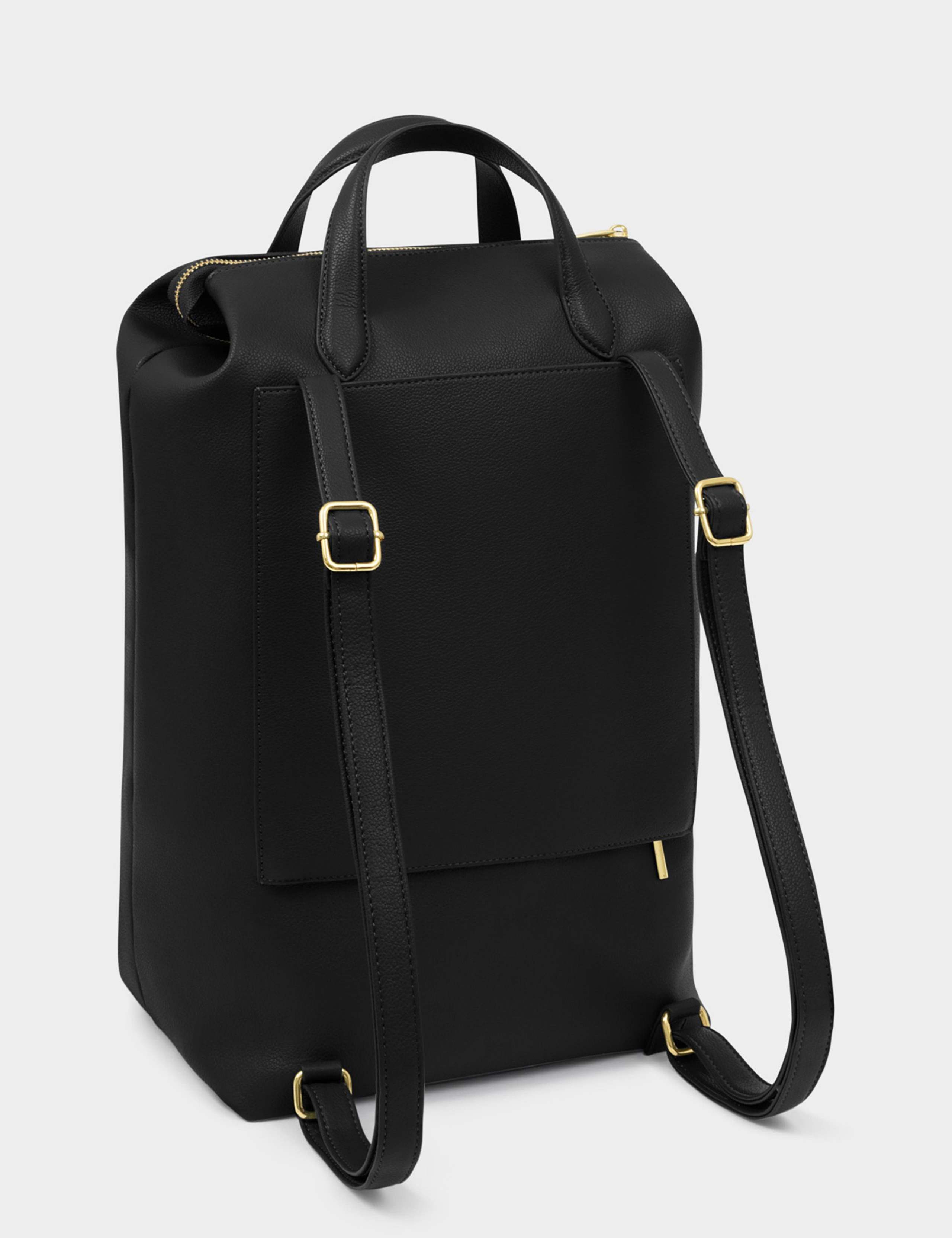 Faux Leather Top Handle Cabin Backpack 6 of 8