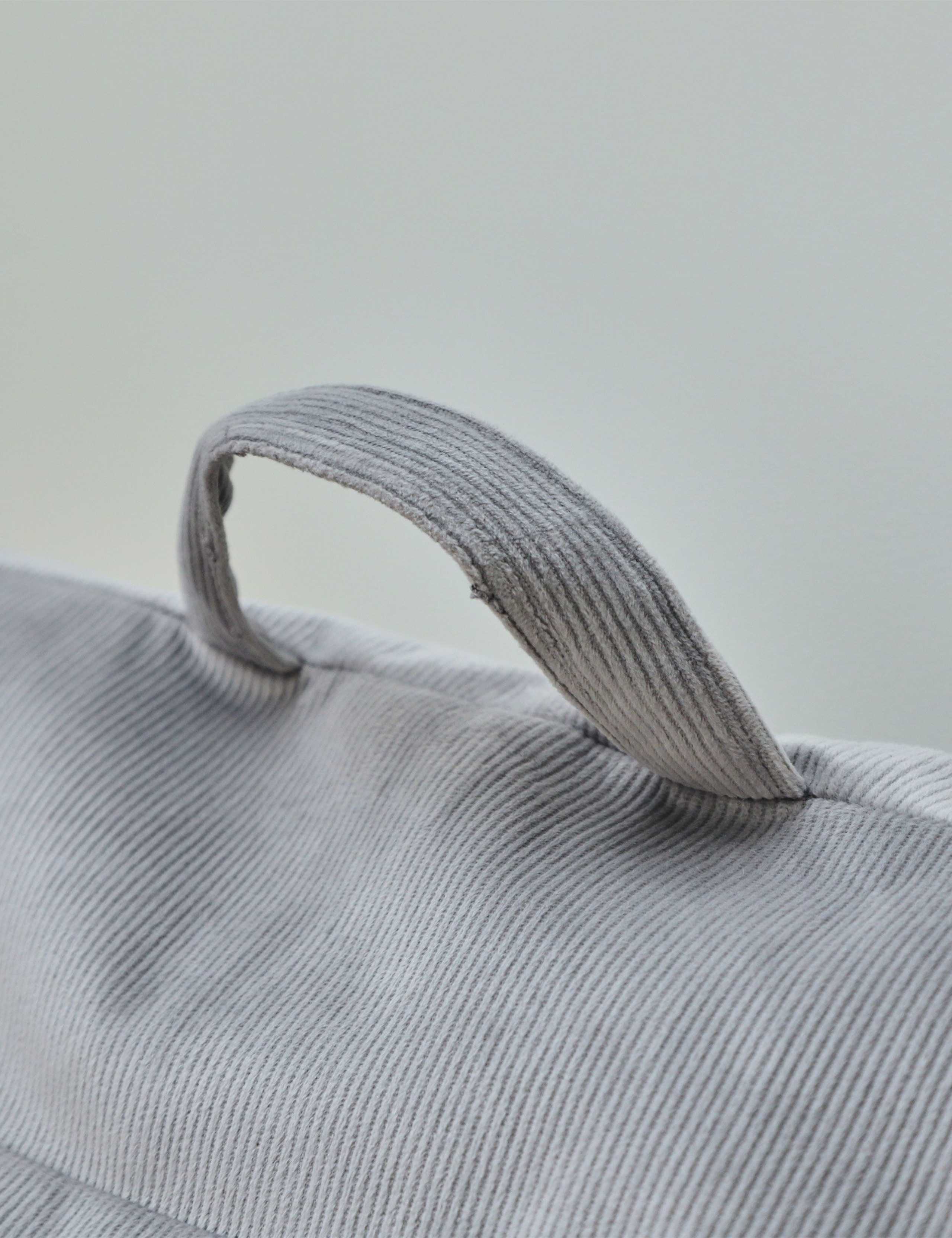 Personalised Grey Bean Bag Chair 2 of 2