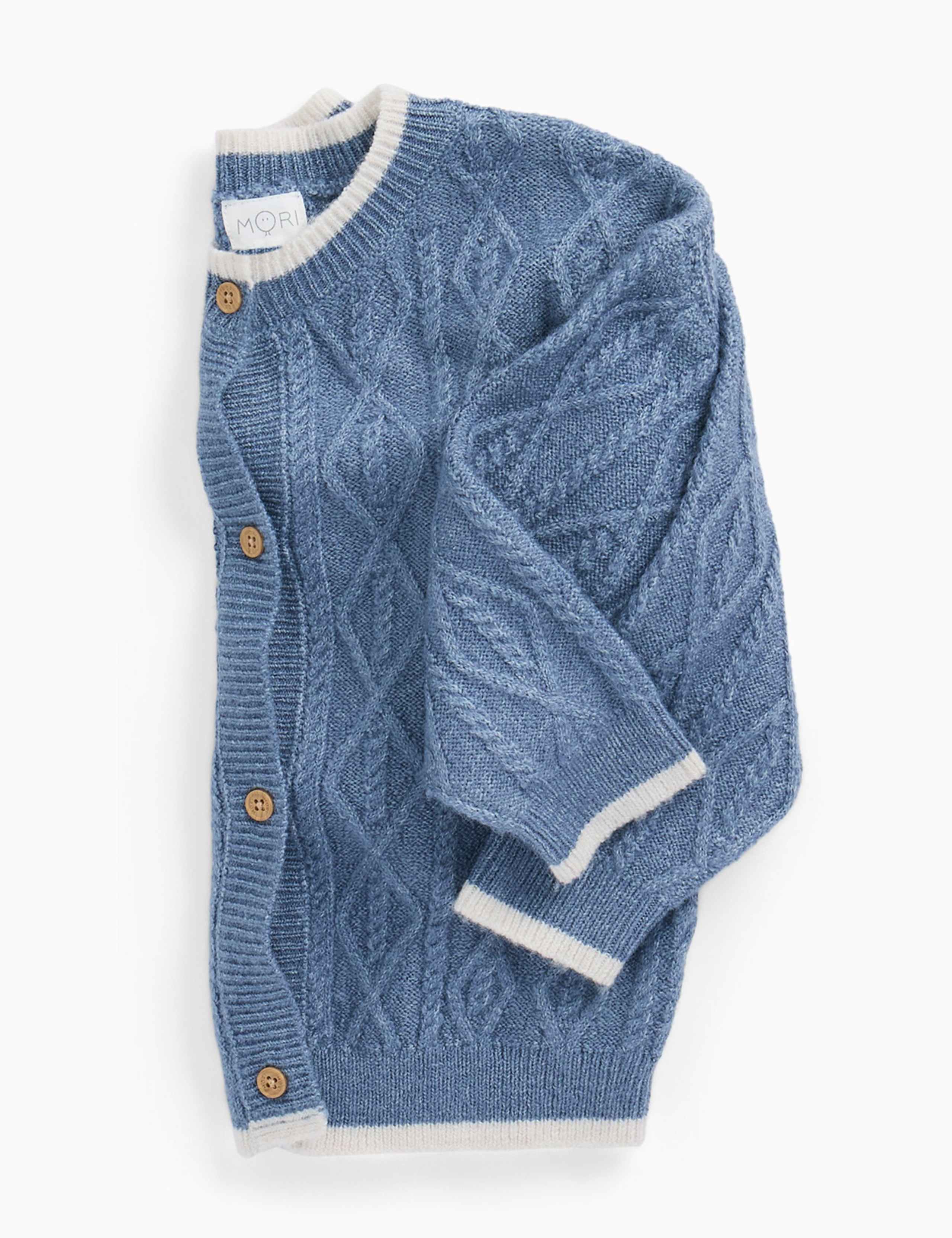 Chunky Knitted Cardigan (0-3 Yrs) 5 of 5