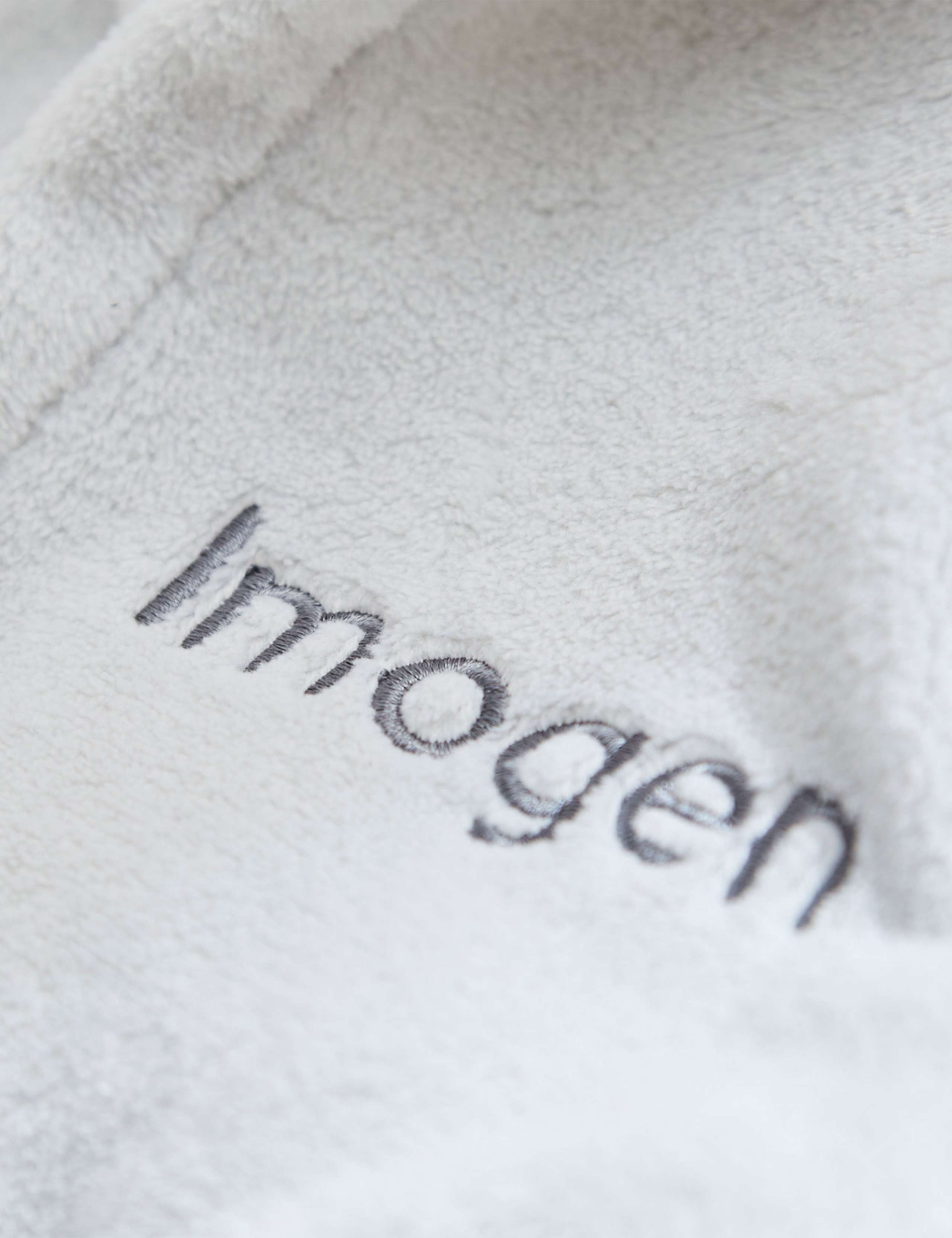 Personalised Hooded Fleece Robe (0-7 Yrs) 3 of 4