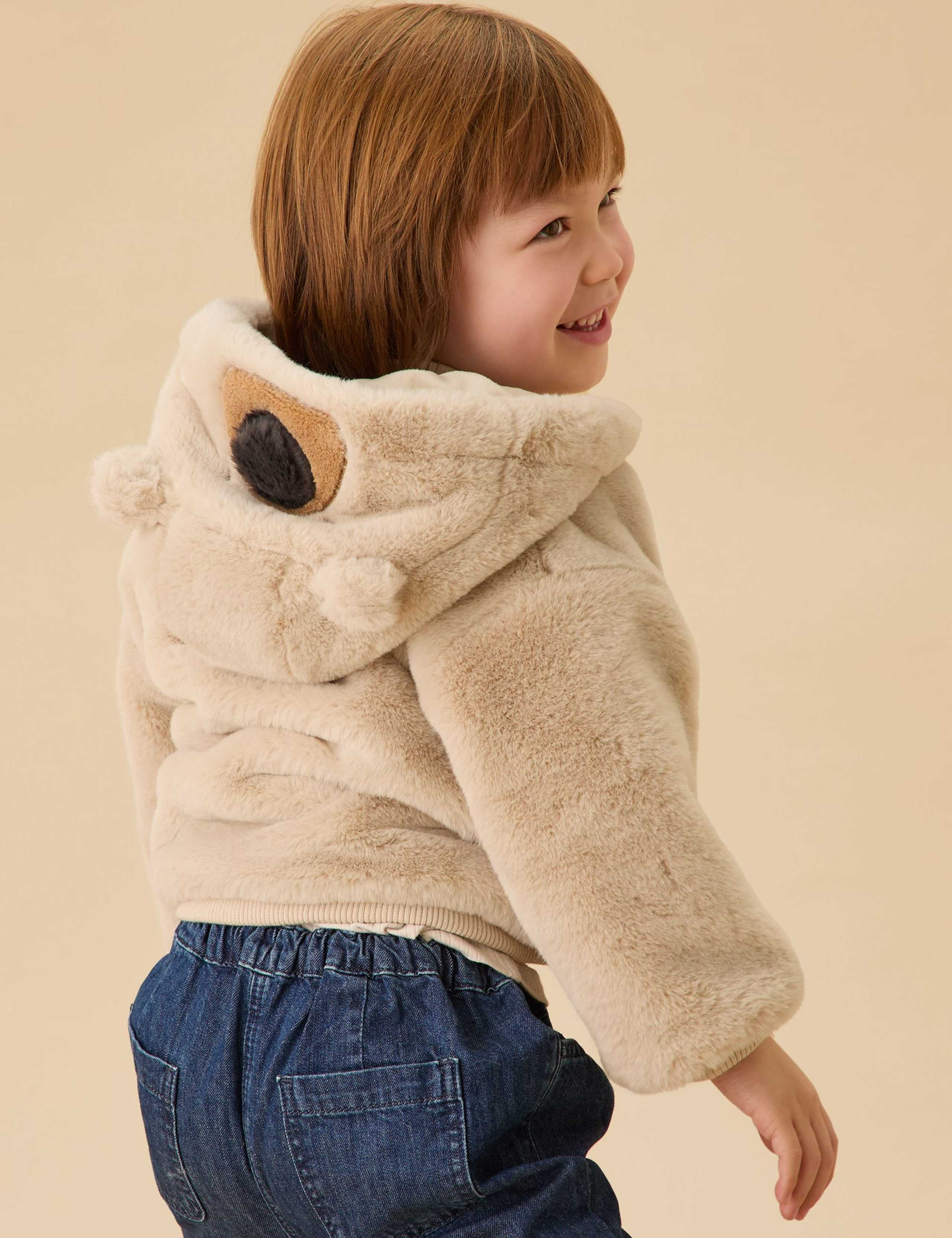 Faux Fur Bear Jacket (0 Mths - 4 Yrs) 4 of 6
