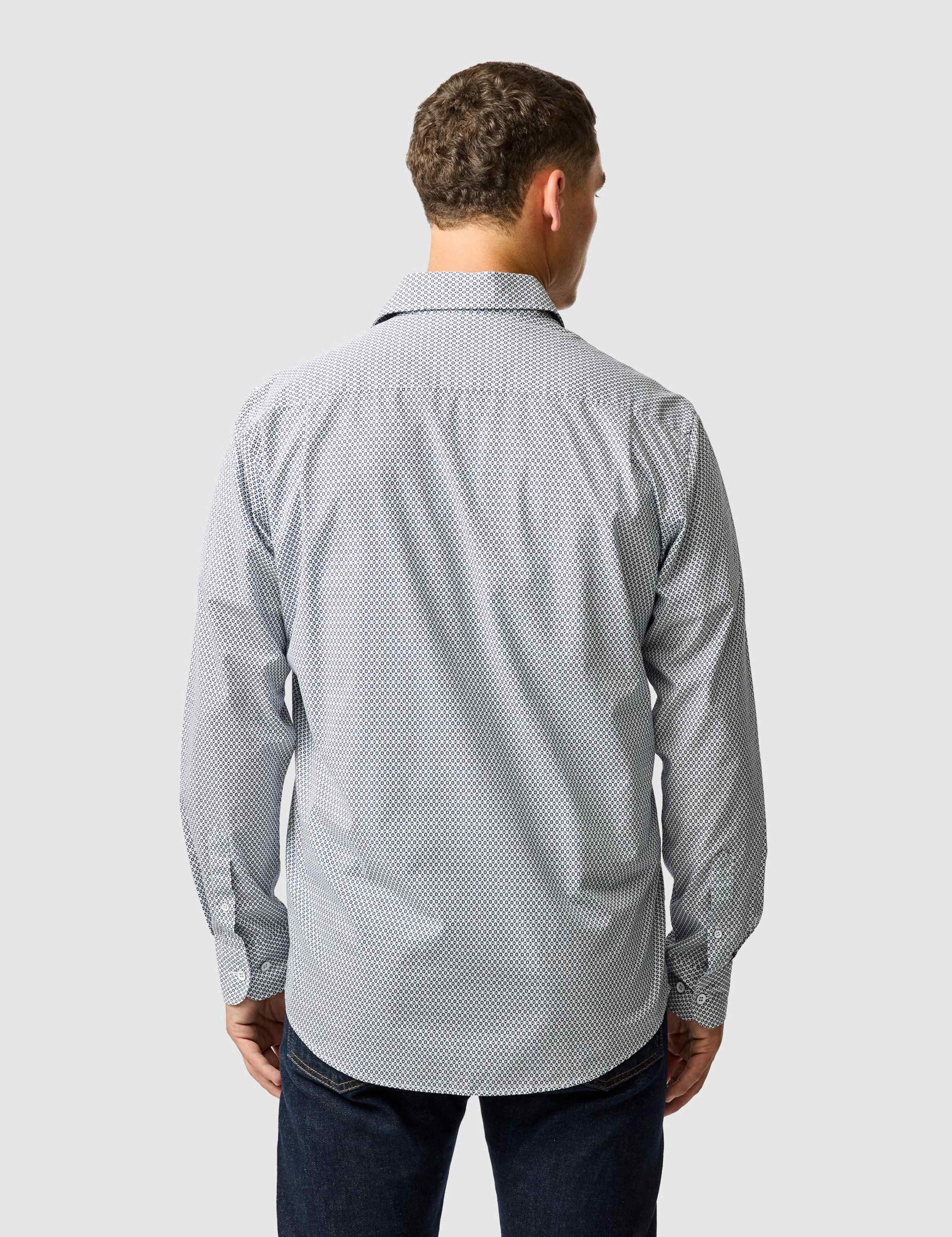 Wiltshire Pure Cotton Geometric Shirt 4 of 6
