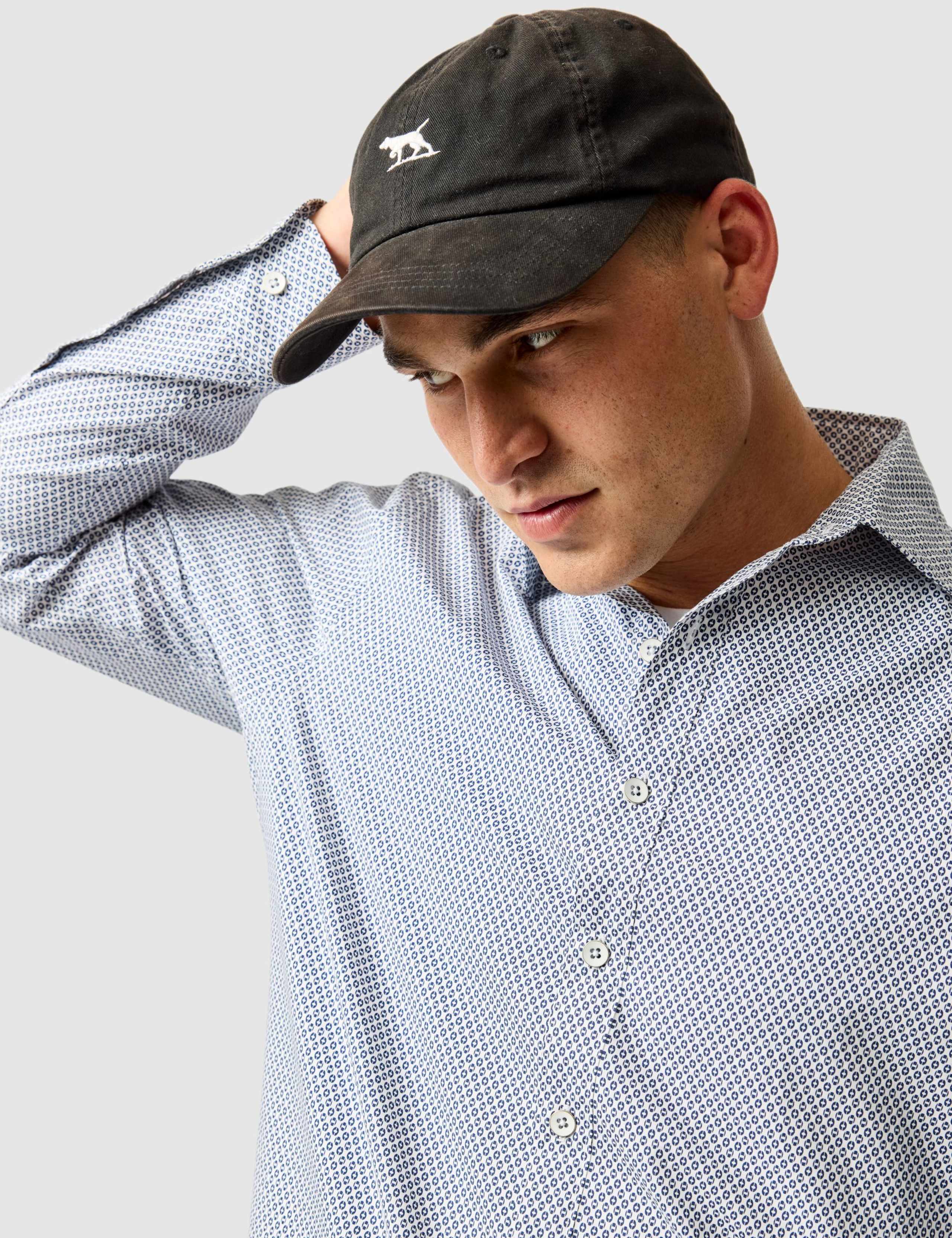 Wiltshire Pure Cotton Geometric Shirt 5 of 6