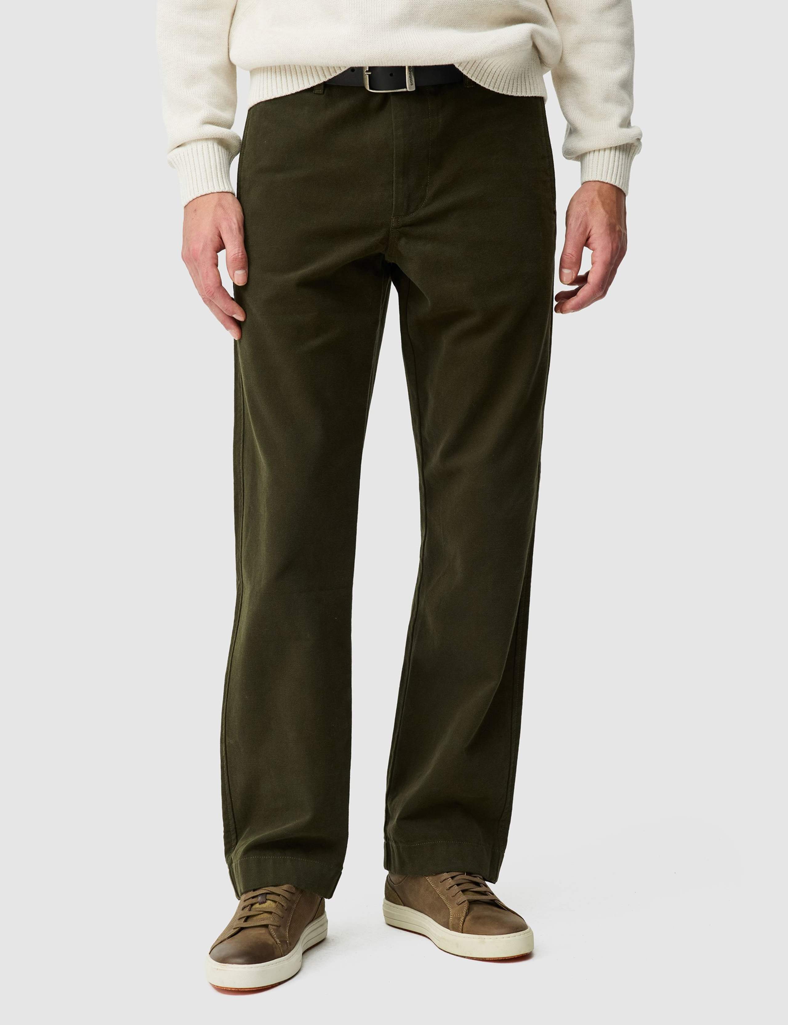 Relaxed Fit Pure Cotton Trousers 1 of 4