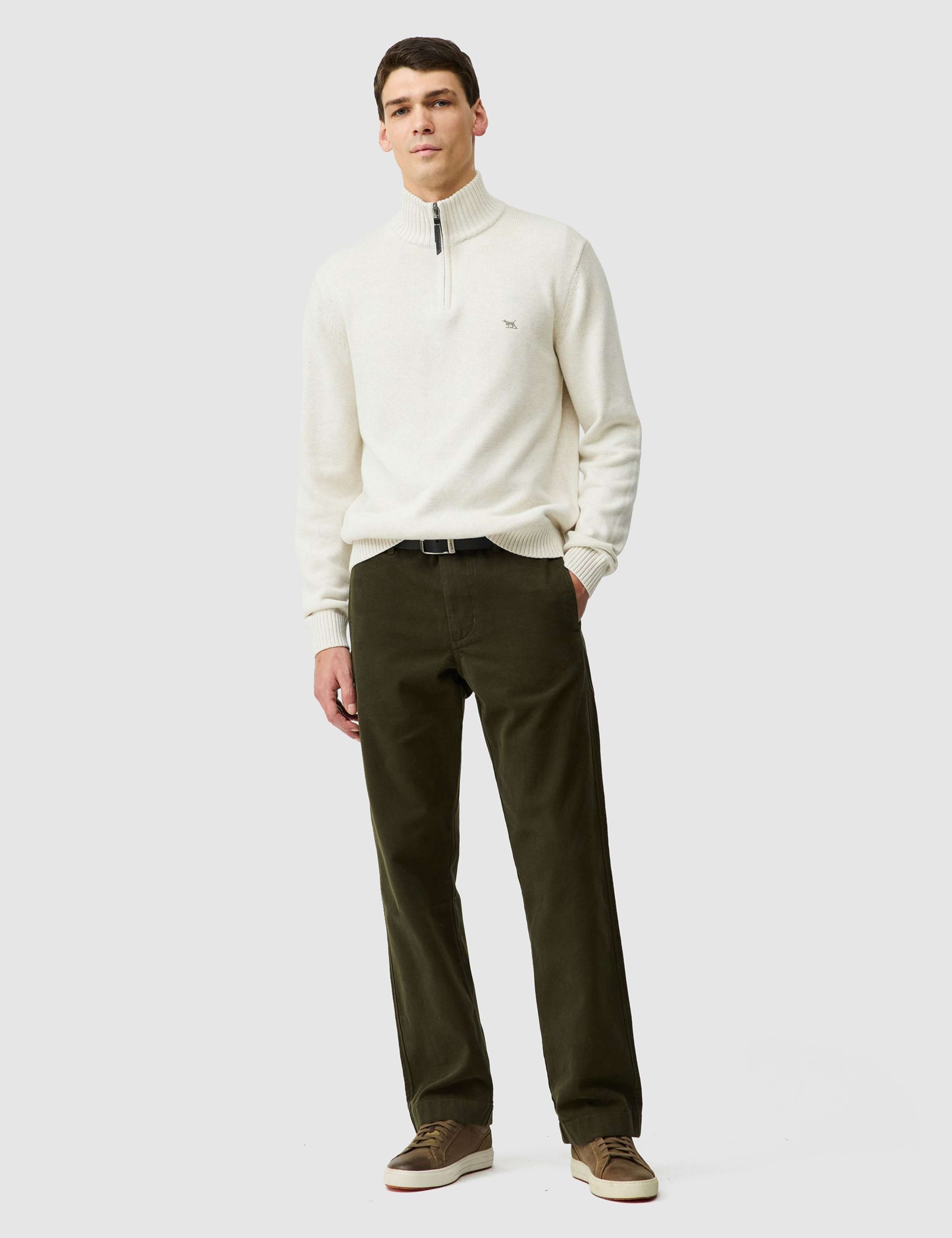 Relaxed Fit Pure Cotton Trousers 4 of 4