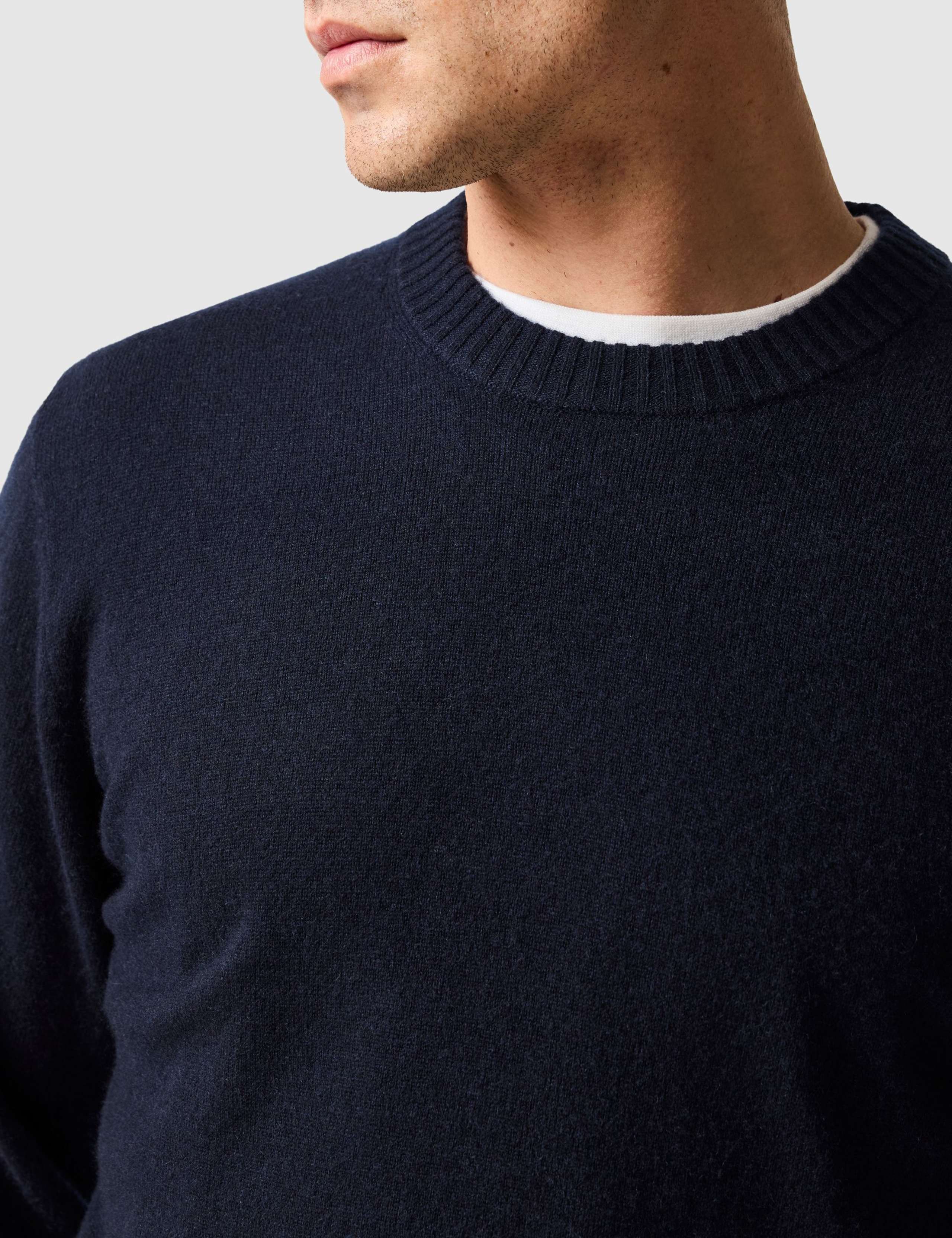 Wool and Cashmere Blend Crew Neck Jumper 5 of 6