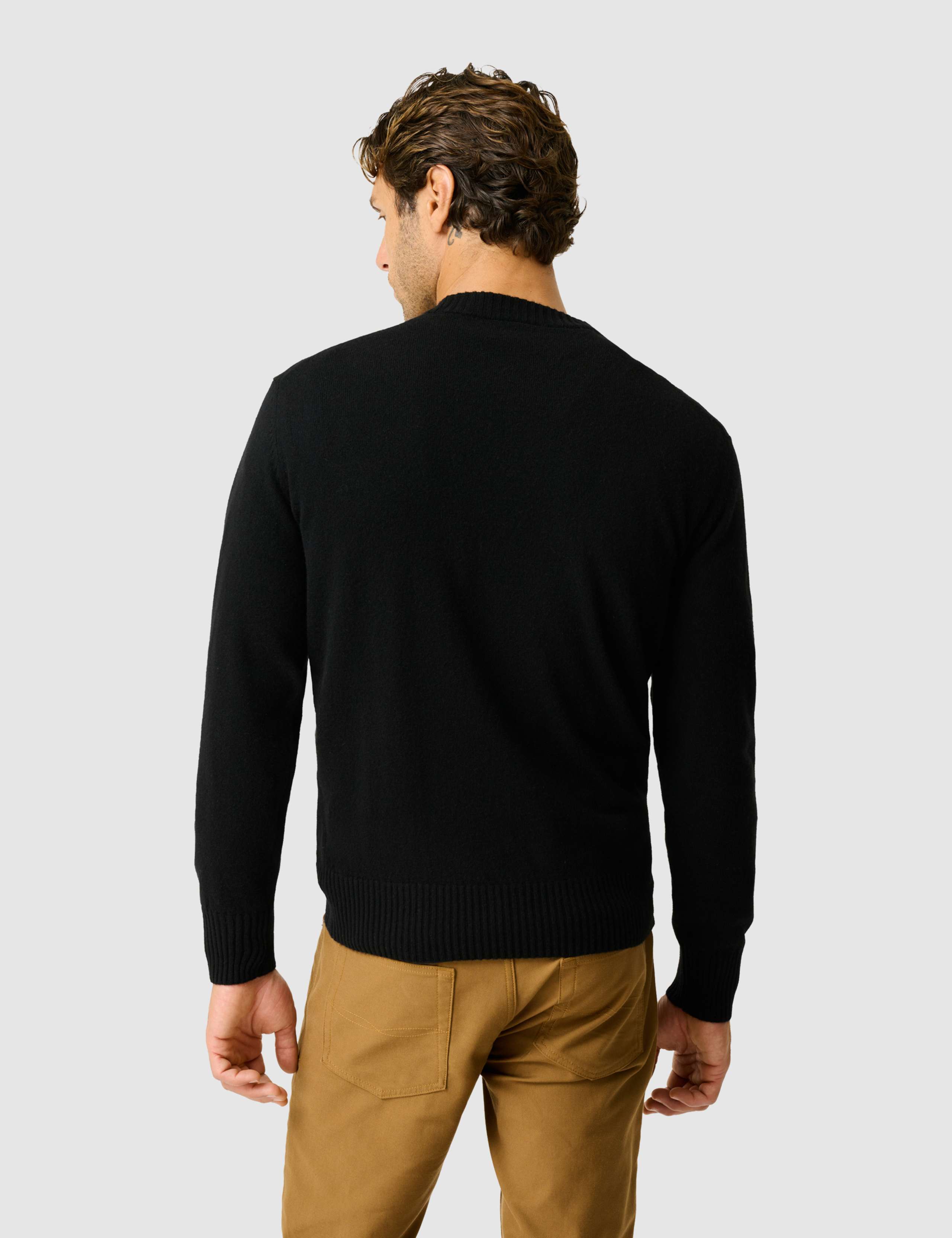 Wool and Cashmere Blend Crew Neck Jumper 4 of 6
