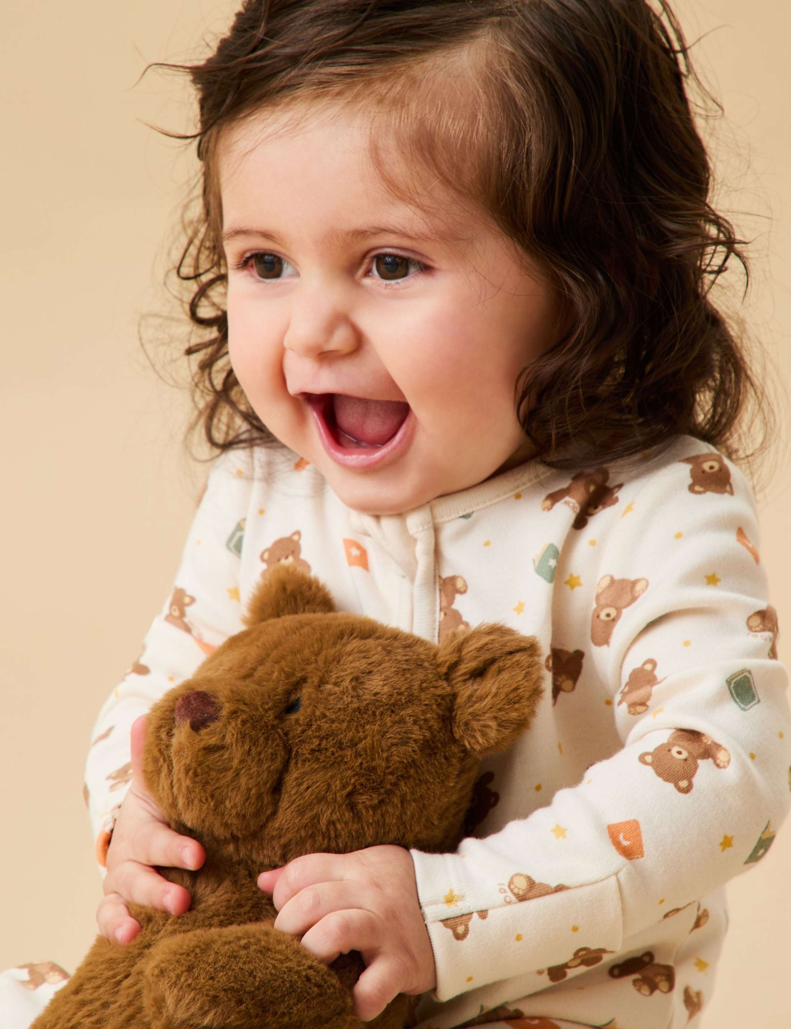 Cotton Blend Patterned Sleepsuit (0-18 Mths) 3 of 7