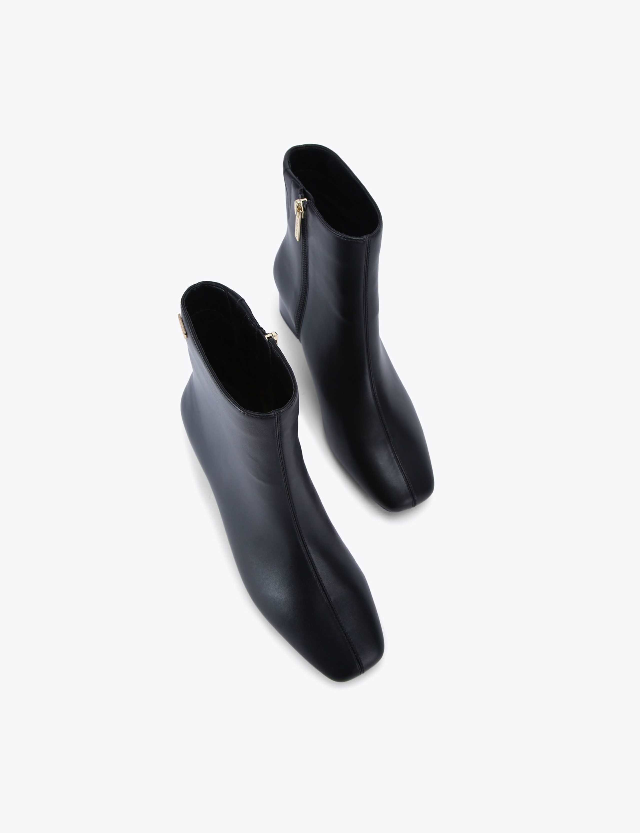 Block Heel Square Toe Ankle Boots 4 of 6