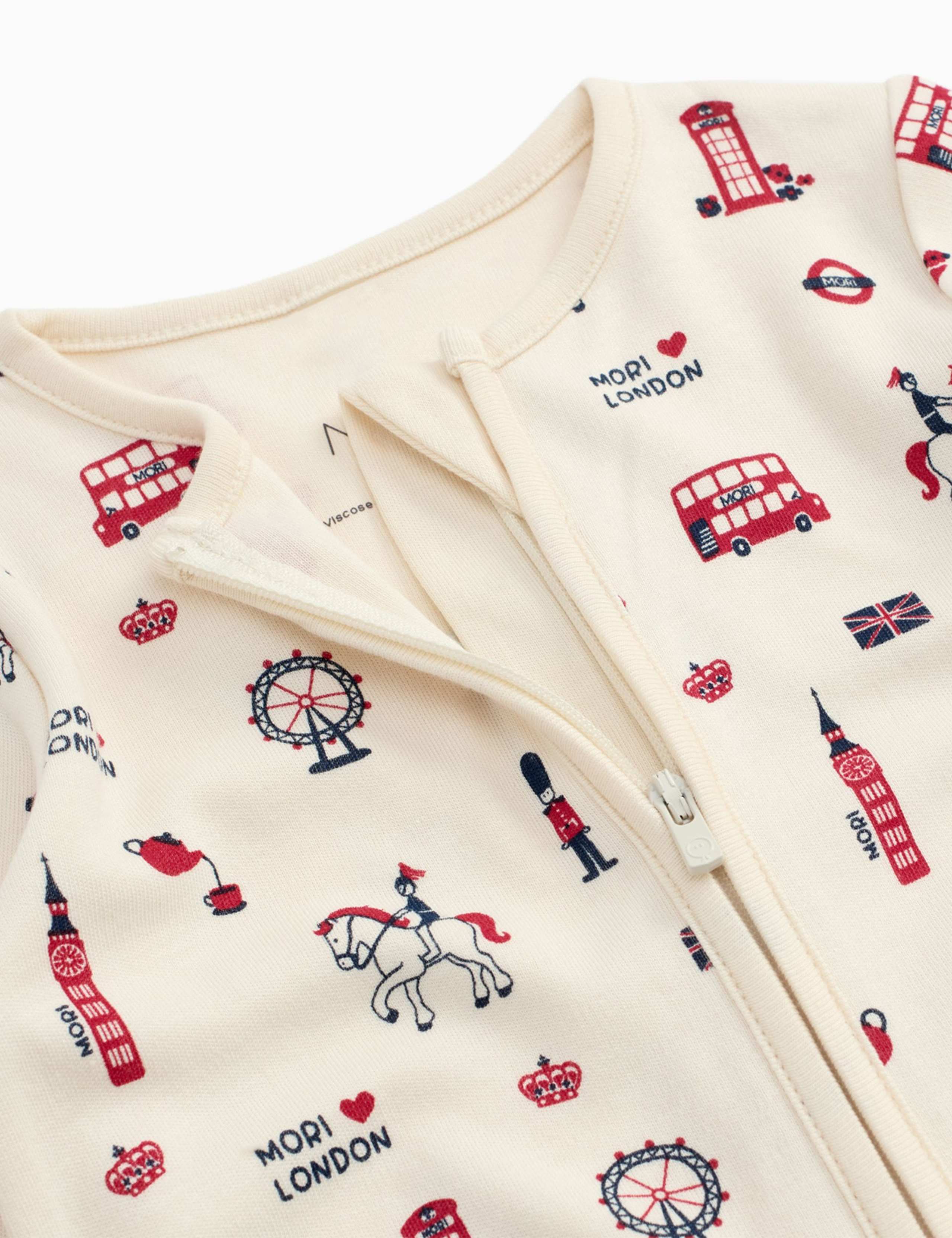 Cotton Blend London Sleepsuit (0-24 Mths) 6 of 7