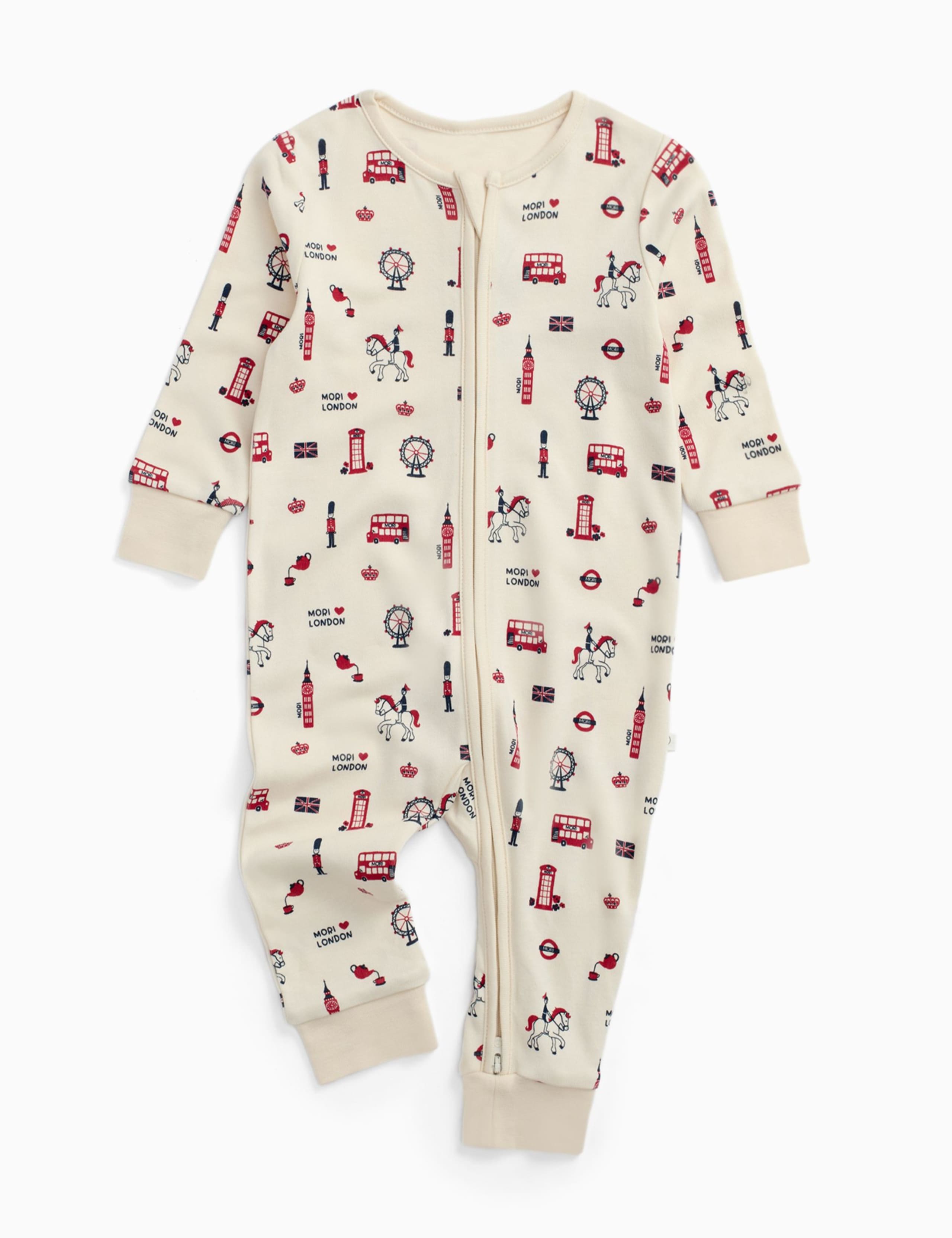 Cotton Blend London Sleepsuit (0-24 Mths) 7 of 7