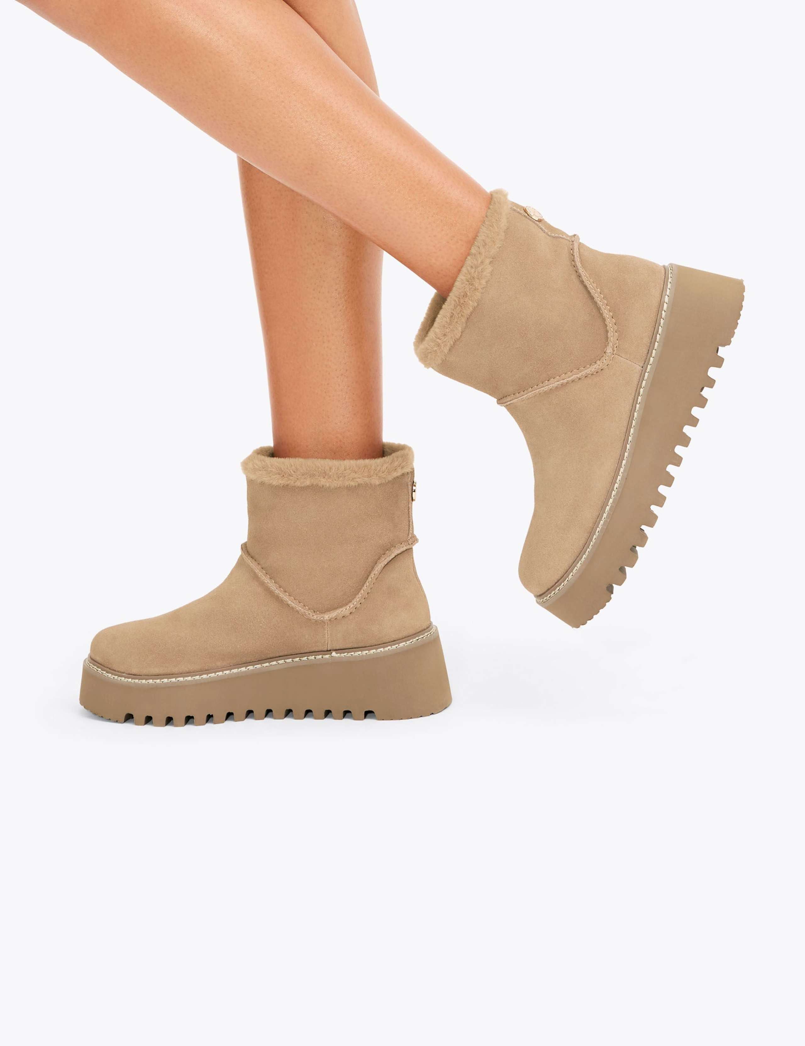 Cosy Suede Ankle Boots 2 of 5