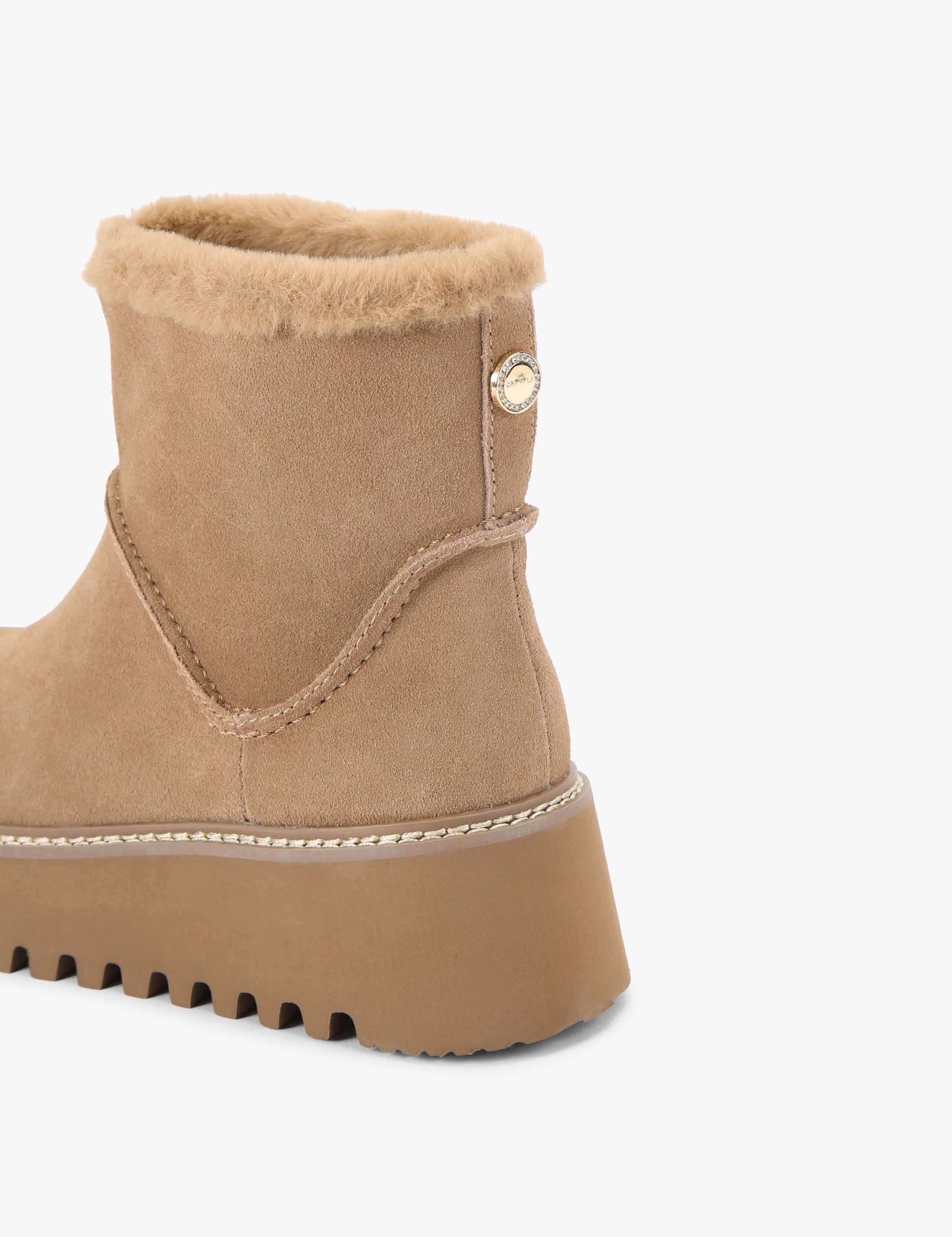 Cosy Suede Ankle Boots 3 of 5