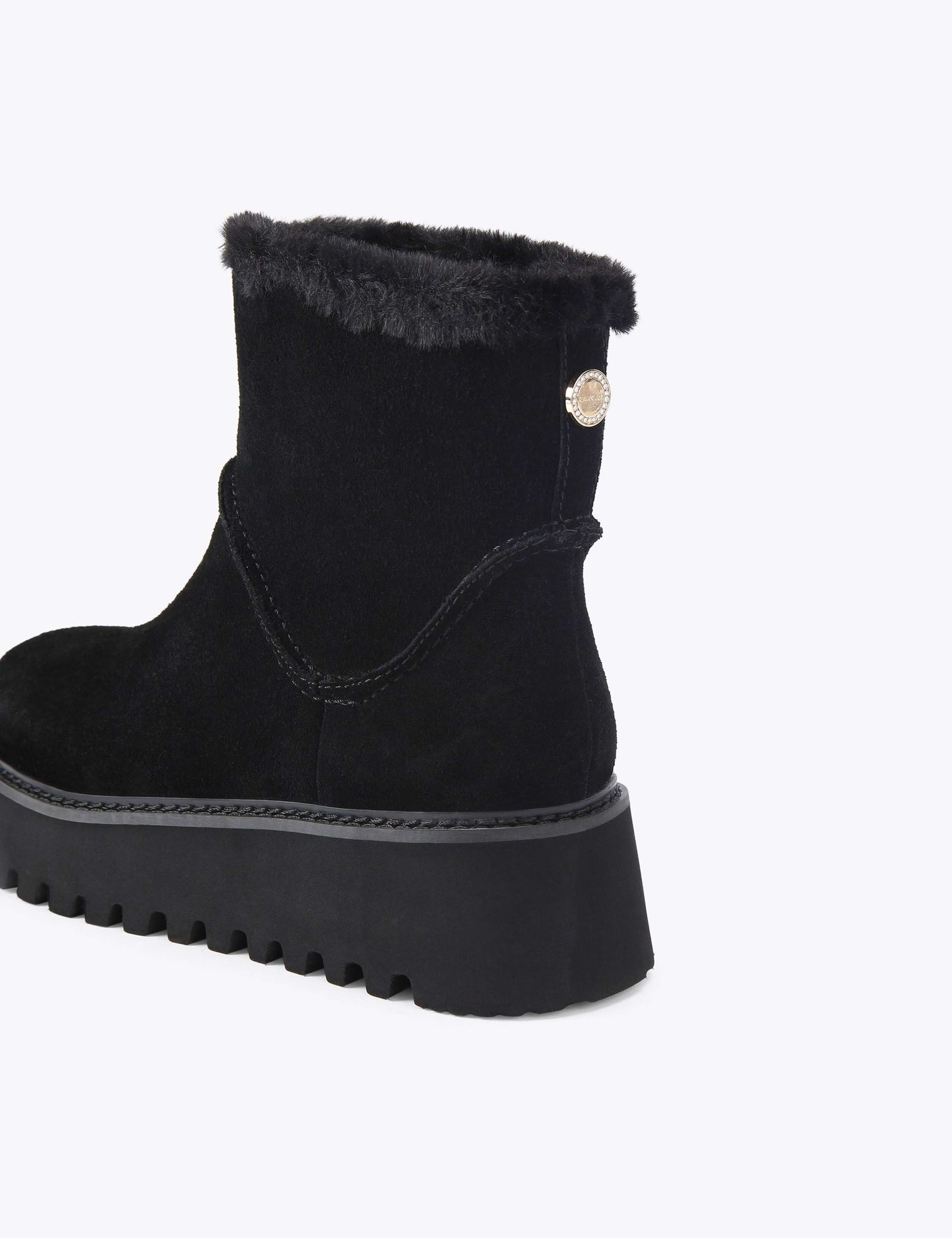 Cosy Suede Ankle Boots 4 of 5