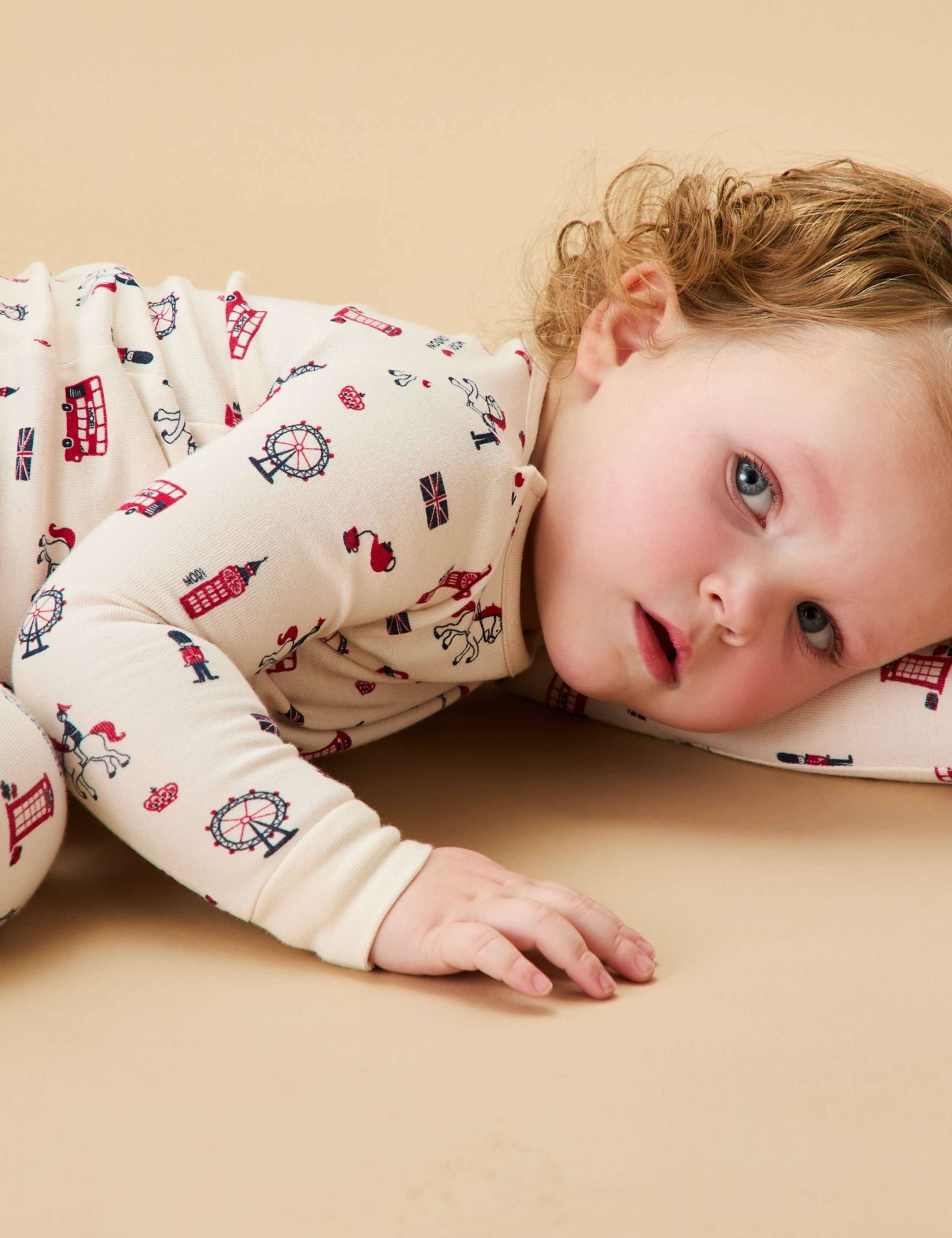 Cotton Blend London Print Pyjamas (3 Mths-6 Yrs) 3 of 4