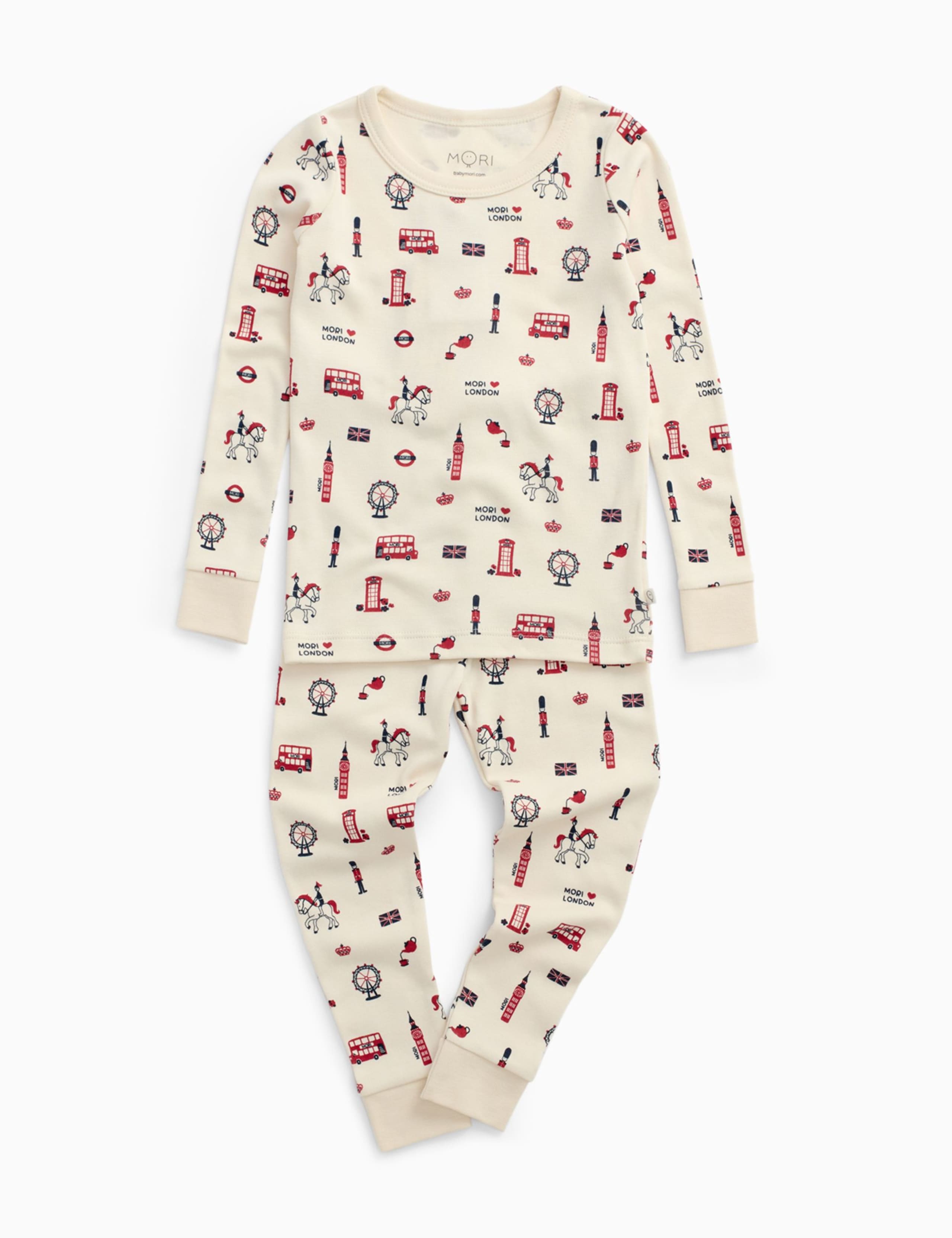Cotton Blend London Print Pyjamas (3 Mths-6 Yrs) 2 of 4