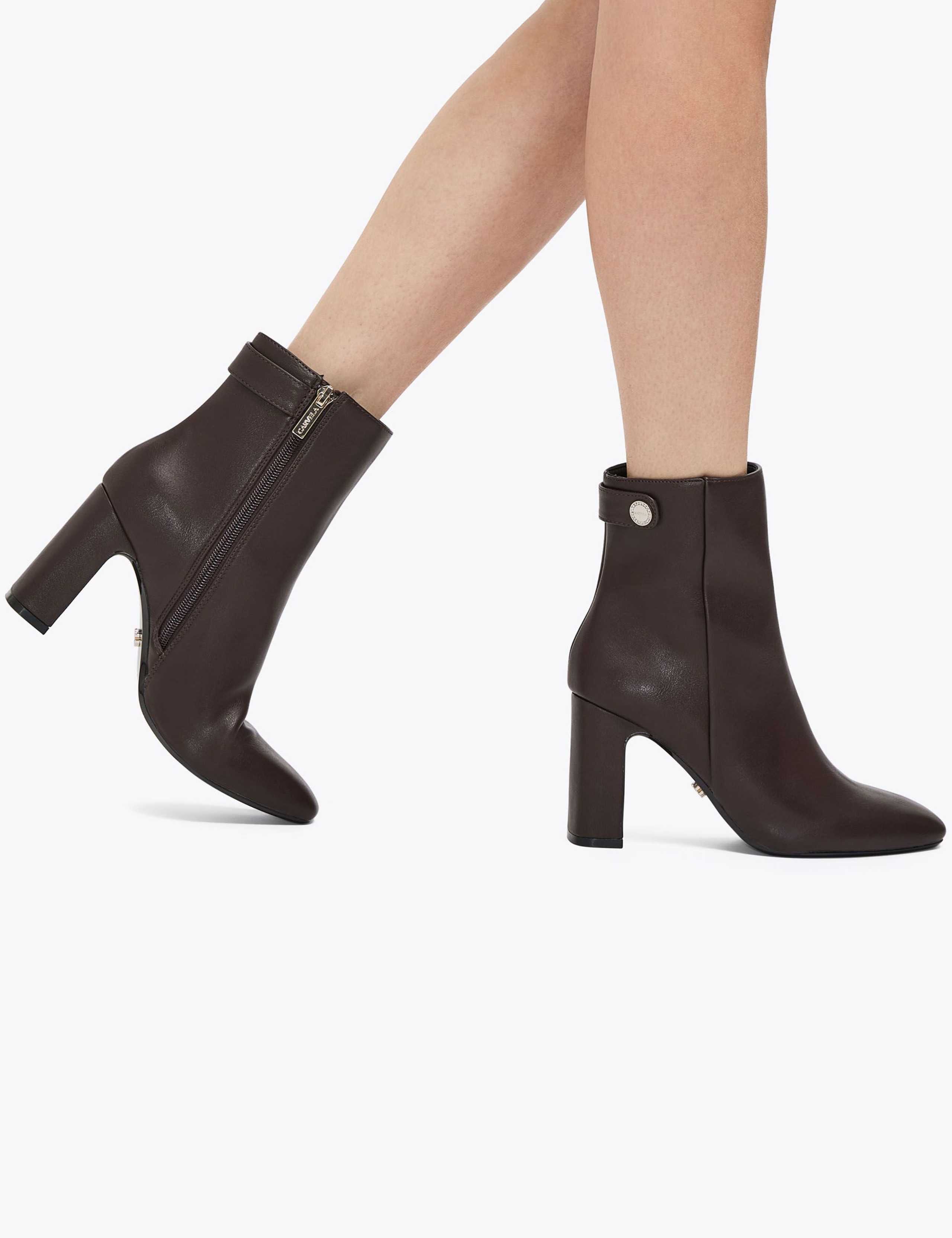 Block Heel Ankle Boots 2 of 5