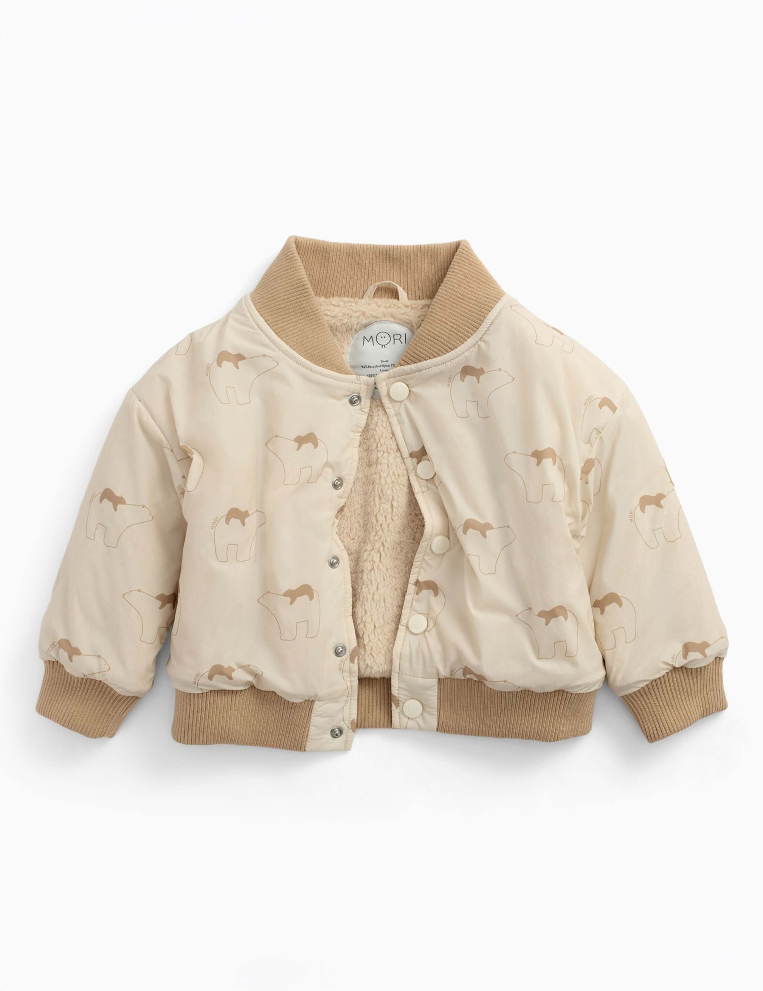 Polar Bear Bomber Jacket (6 Mths-6 Yrs) 4 of 5
