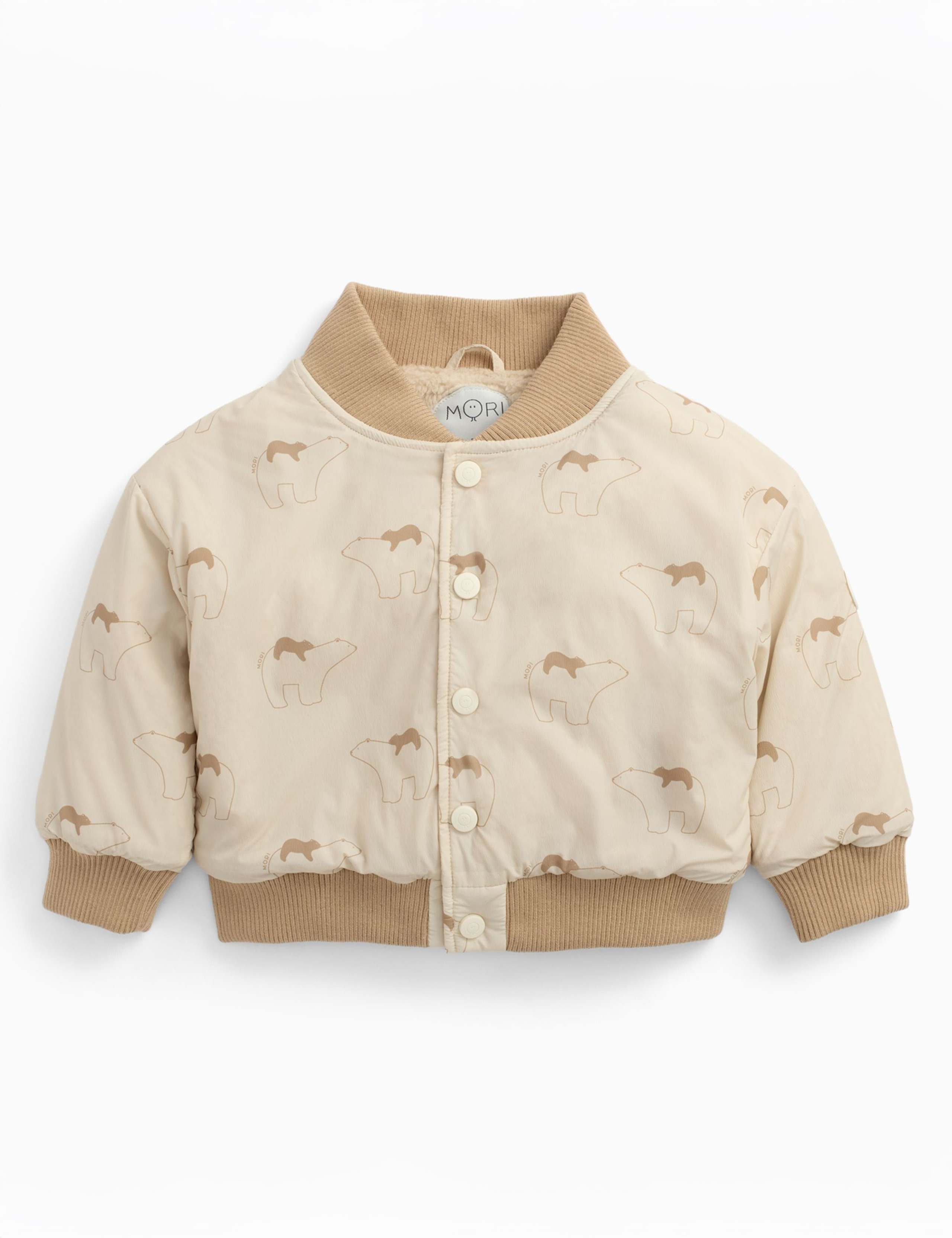 Polar Bear Bomber Jacket (6 Mths-6 Yrs) 2 of 5