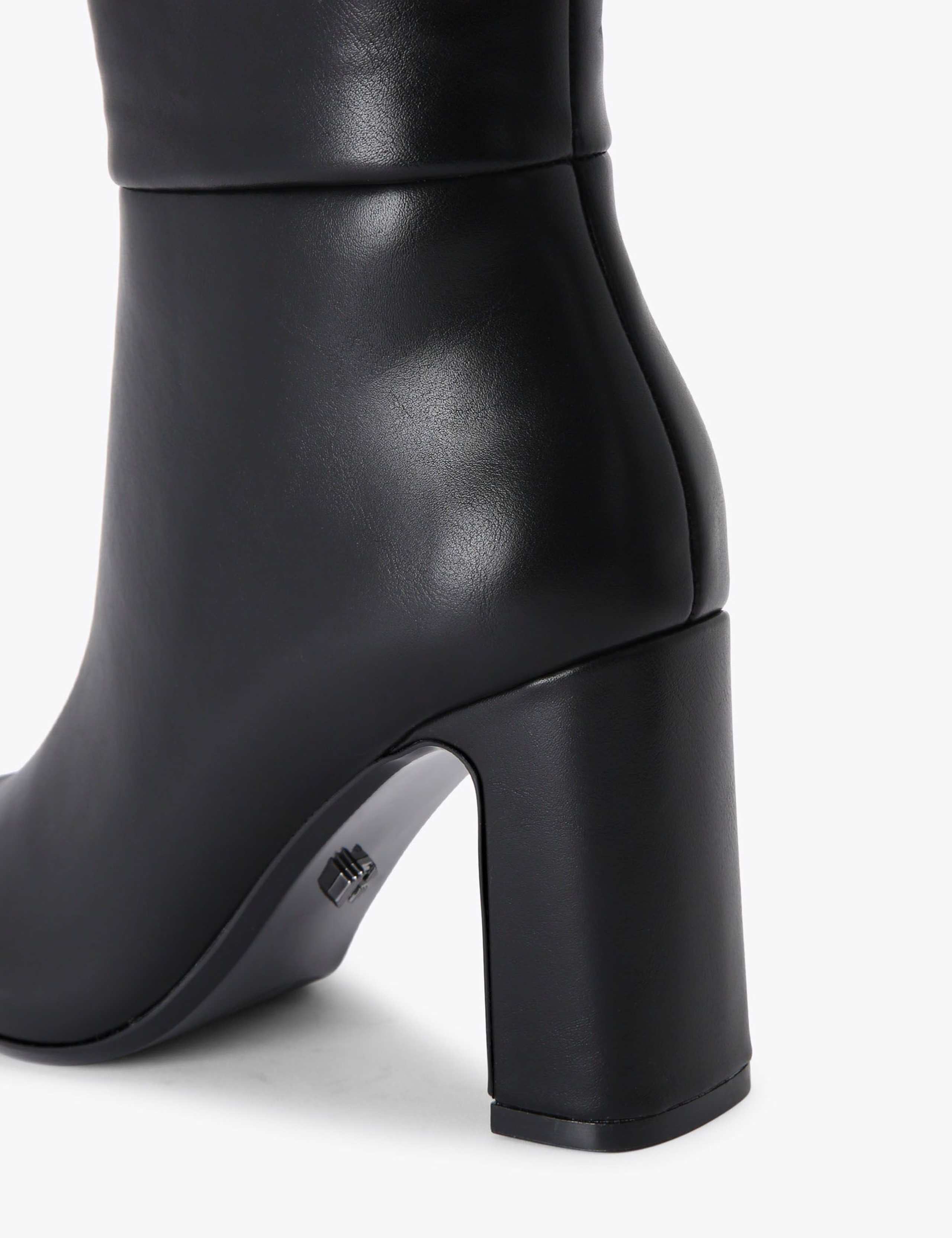 Wide Fit Block Heel Knee High Boots 5 of 5