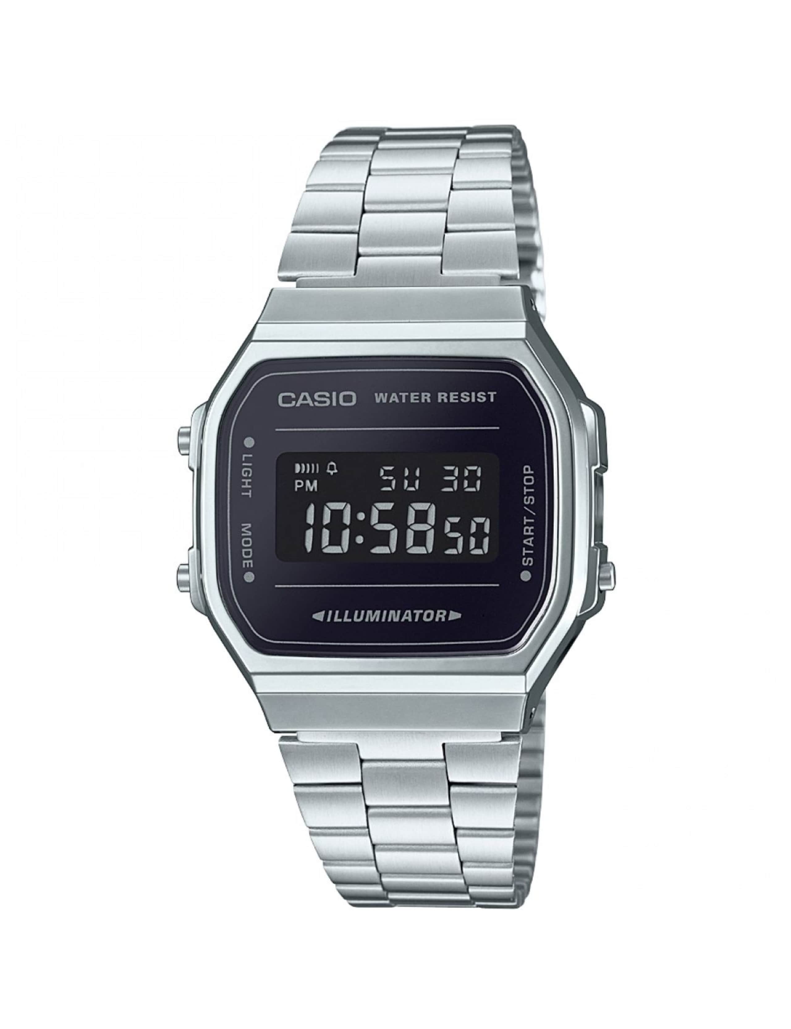 Casio Retro Illuminator Stainless Steel Watch 1 of 5