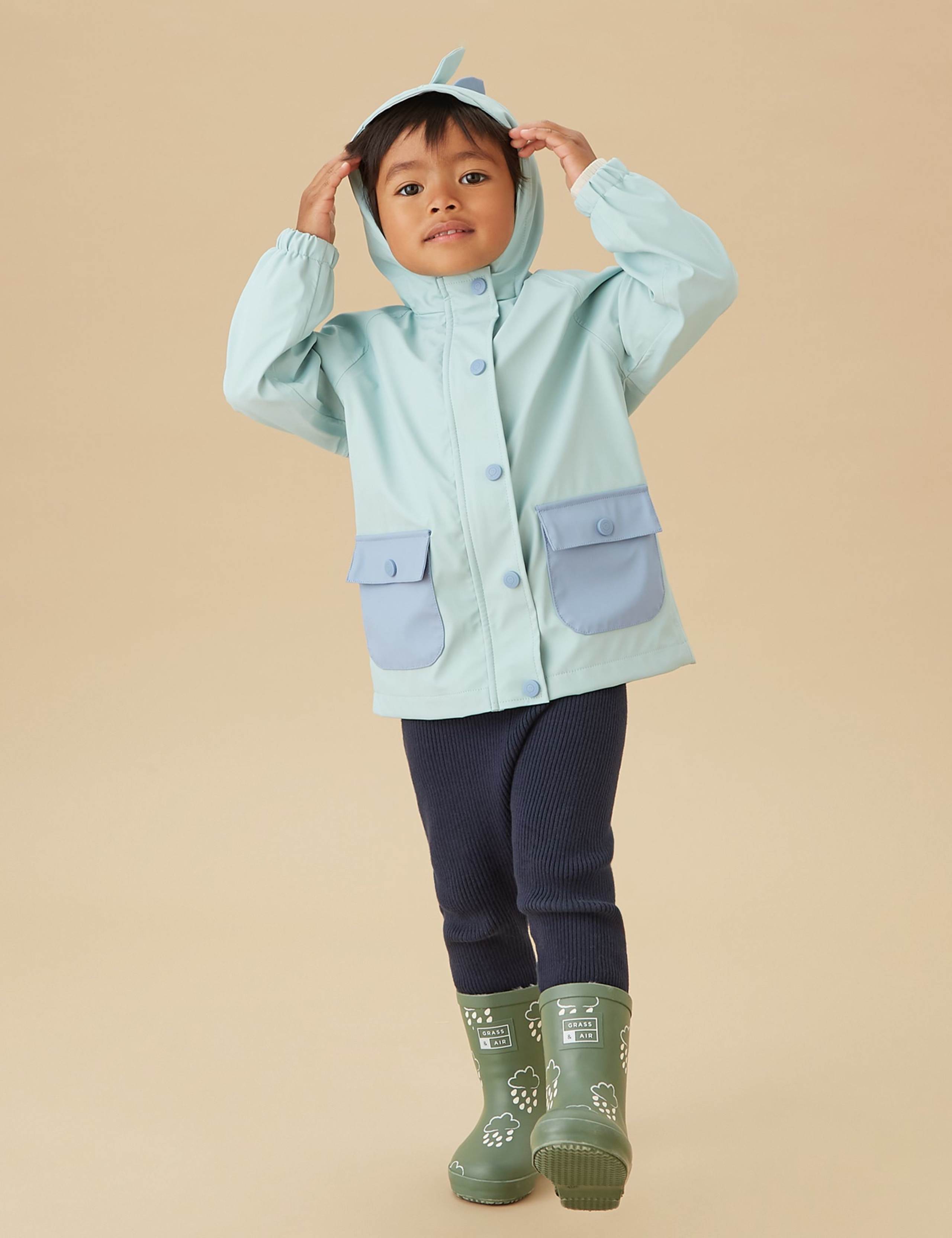 Dinosaur Waterproof Raincoat (6 Mths - 6 Yrs) 2 of 6