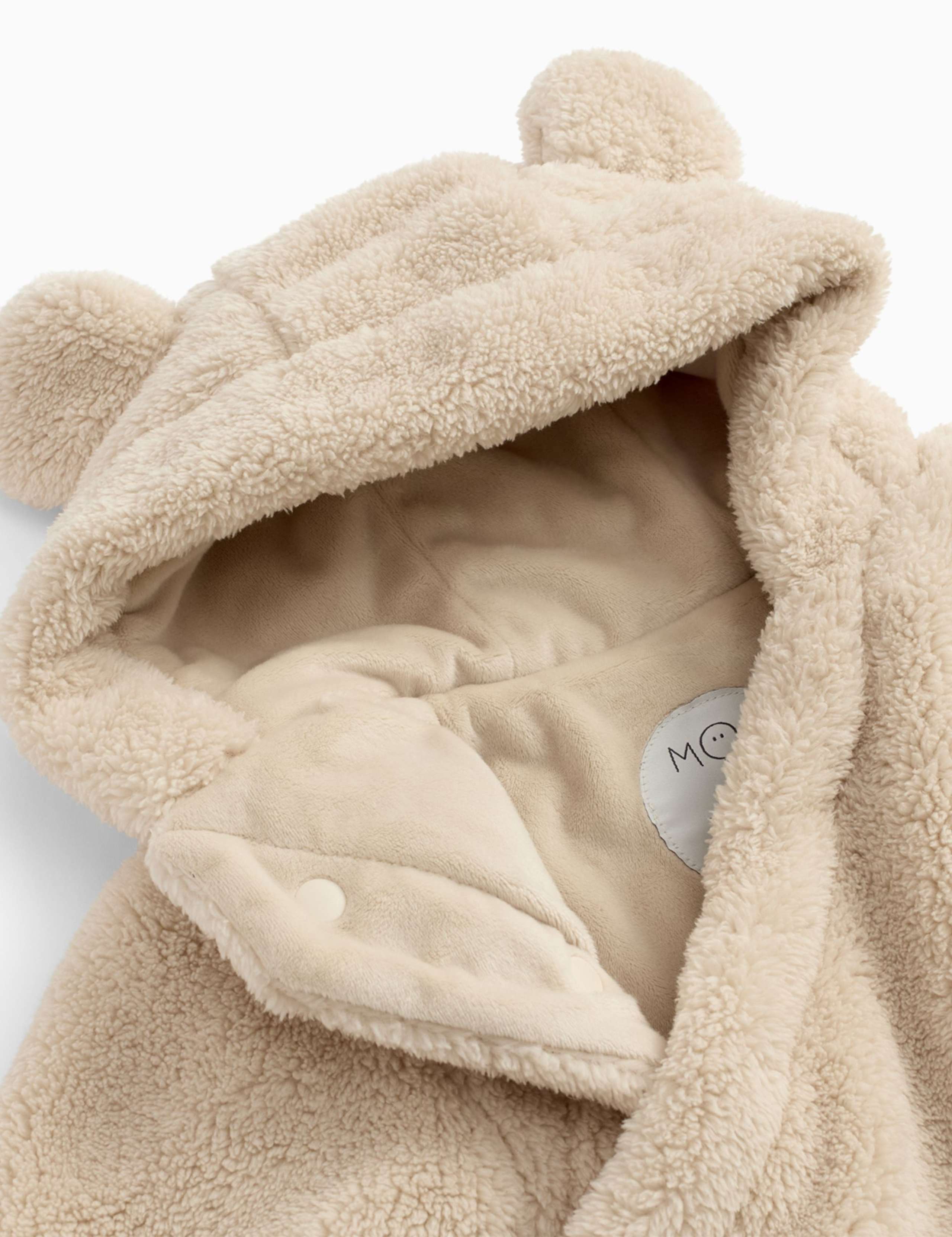 Borg Bear Ears Pramsuit (0-24 Mths) 3 of 5