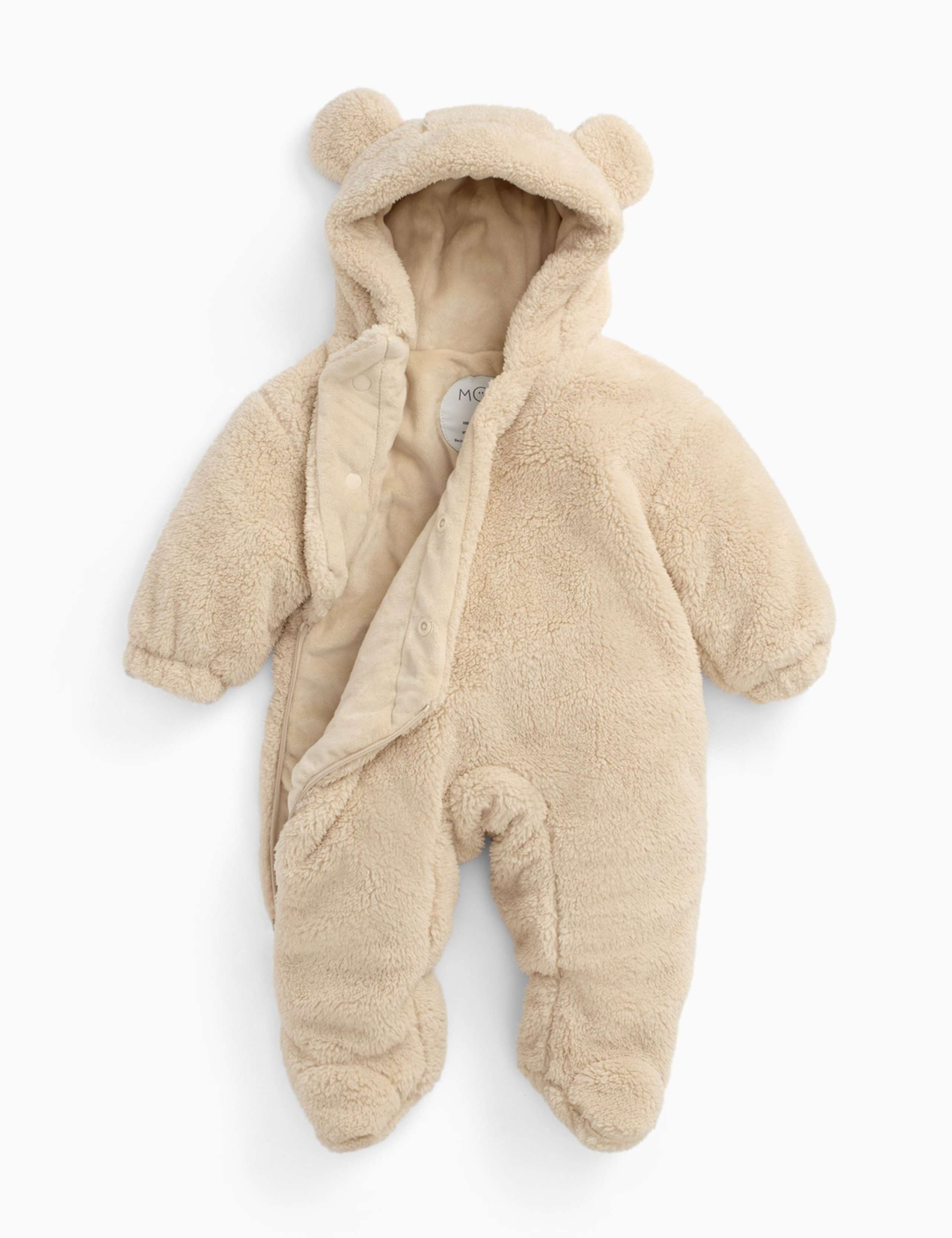 Borg Bear Ears Pramsuit (0-24 Mths) 4 of 5