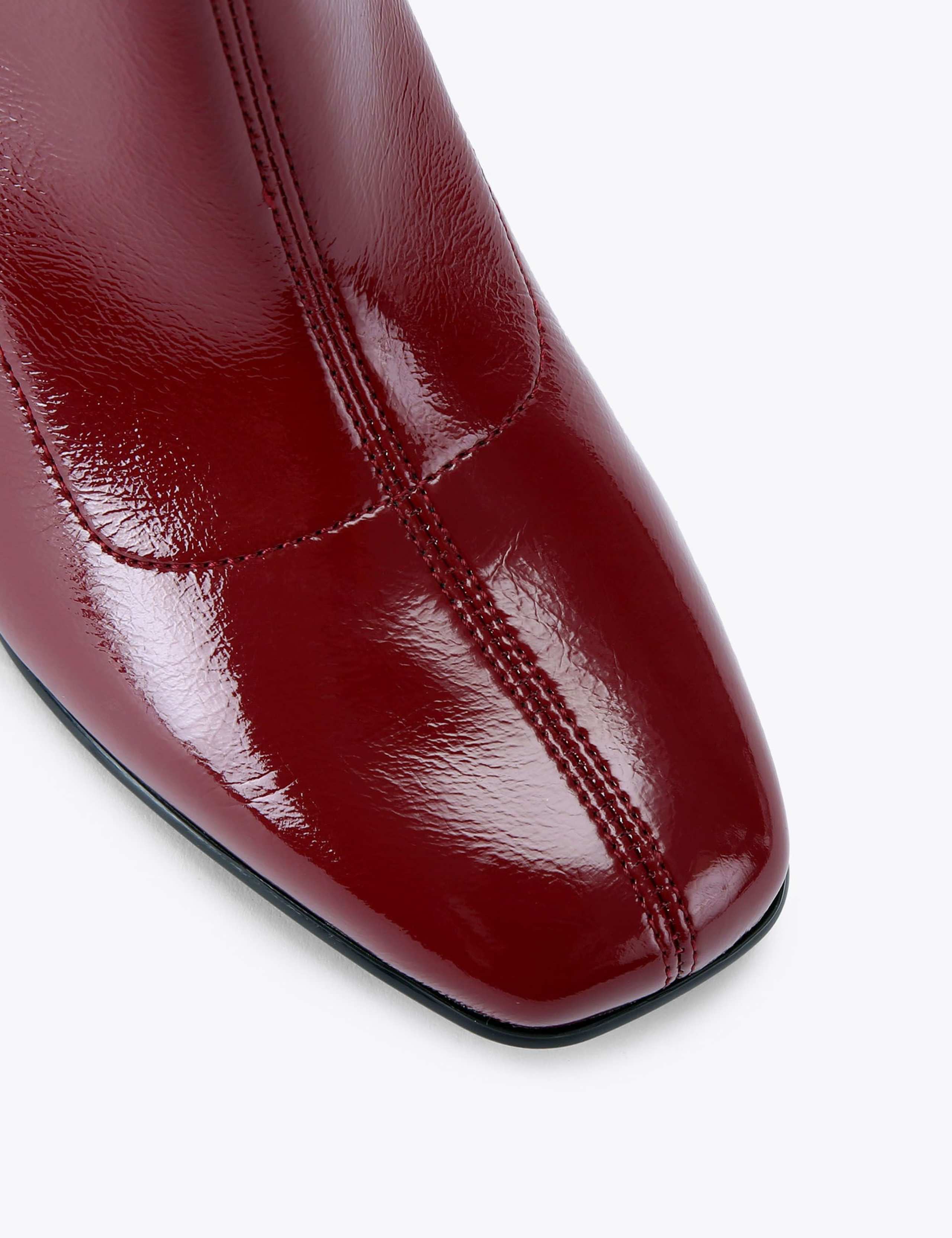 Patent Block Heel Ankle Boots 5 of 6