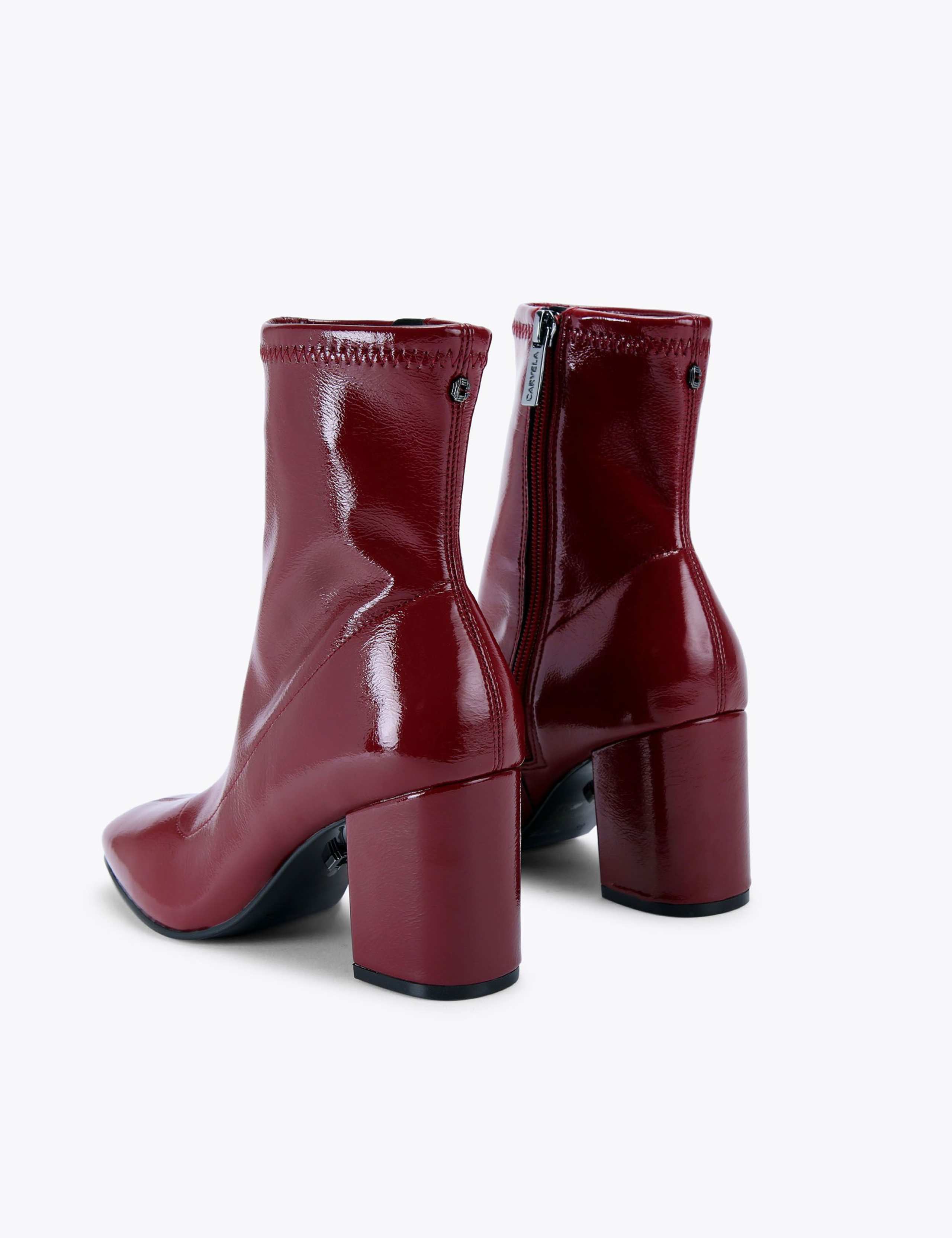 Patent Block Heel Ankle Boots 6 of 6