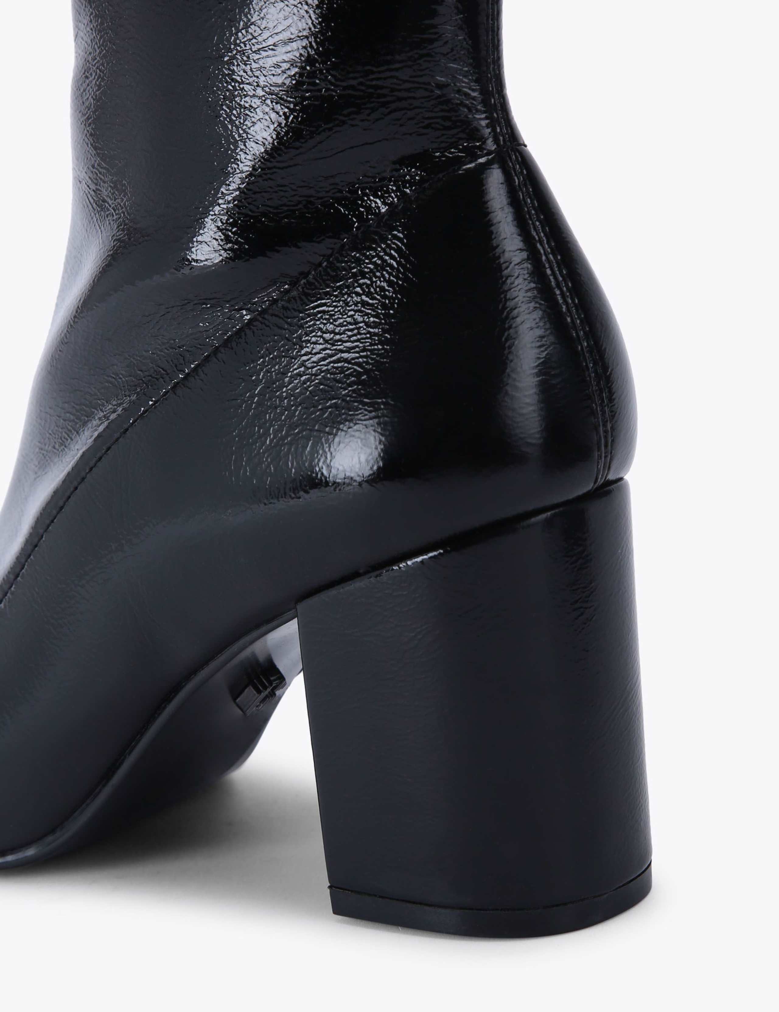 Patent Block Heel Ankle Boots 5 of 6