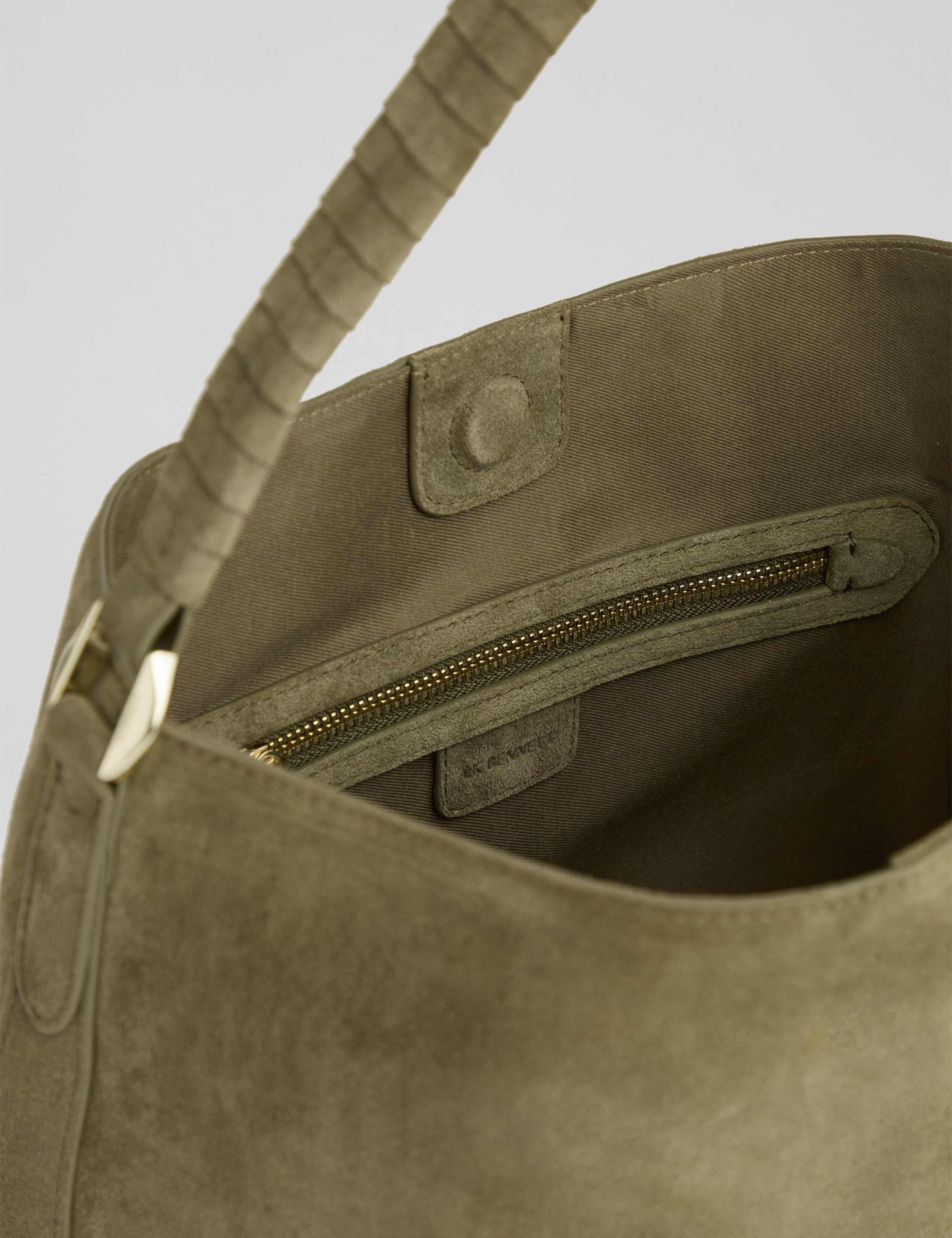 Leather Hobo Shoulder Bag 3 of 3